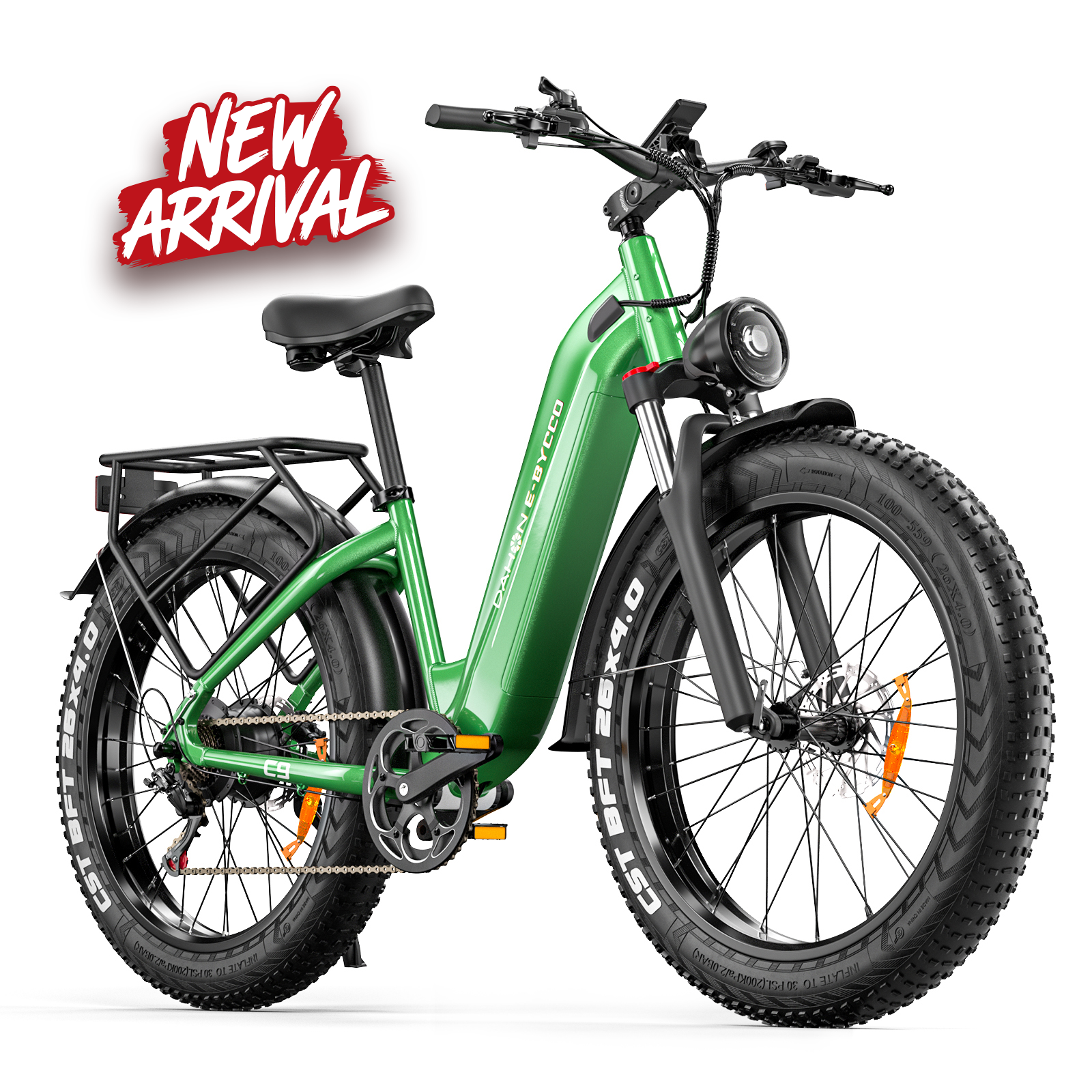 E·BYCCO&DAHON 26" C9 750W Peak 1500W 48V 20Ah Step Through Electric Bike