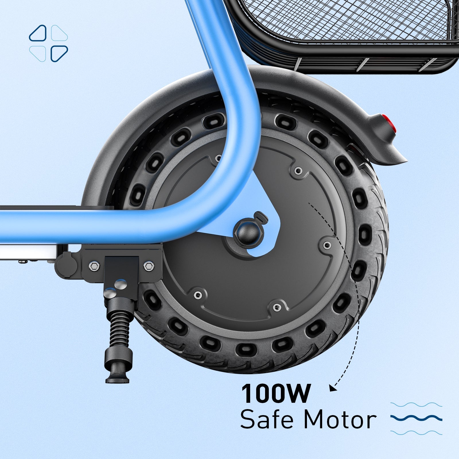 Hiboy Q2 Lite-A Kids Electric Scooter with Basket and Seat