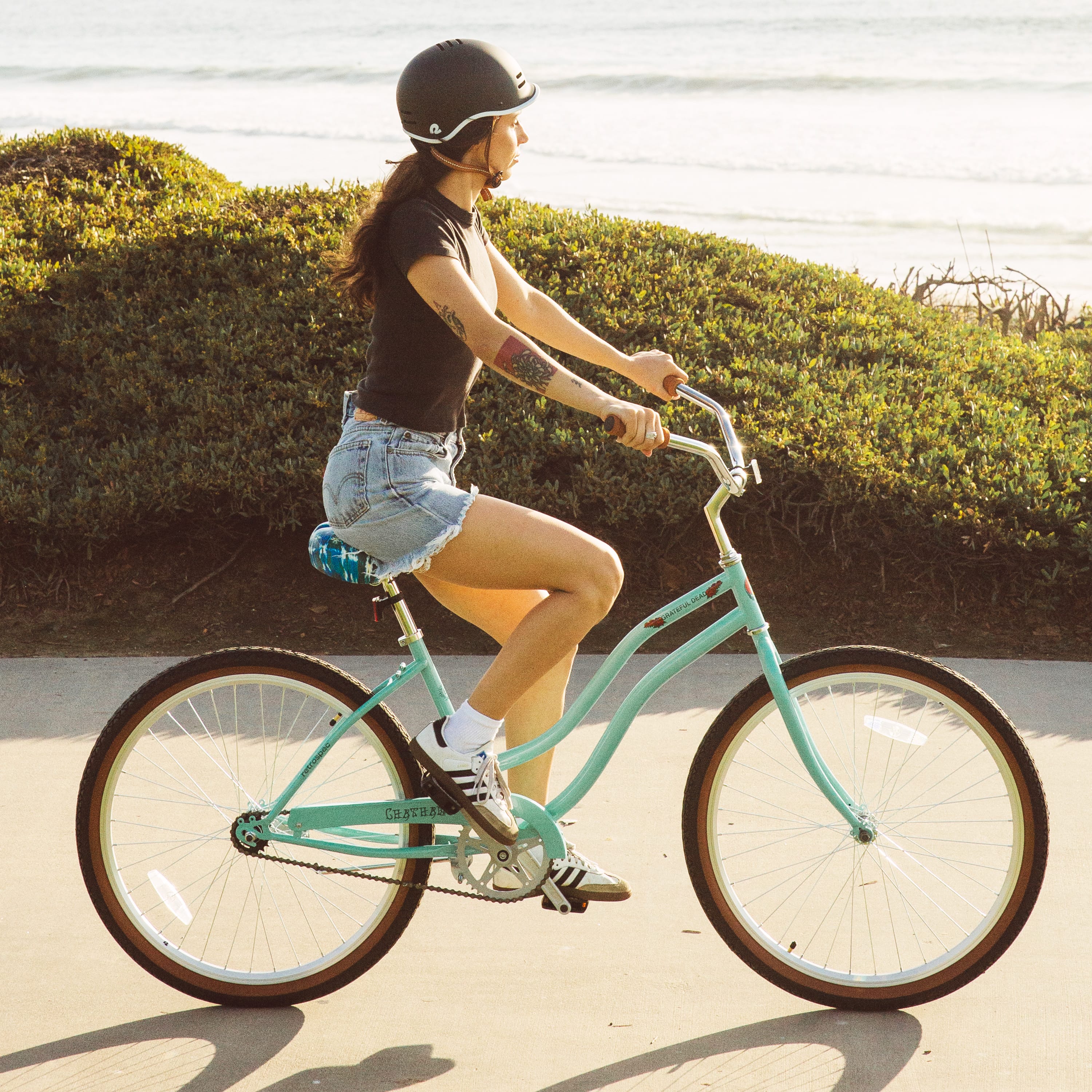 Grateful Dead Chatham Beach Cruiser Bike - Step Through Single Speed