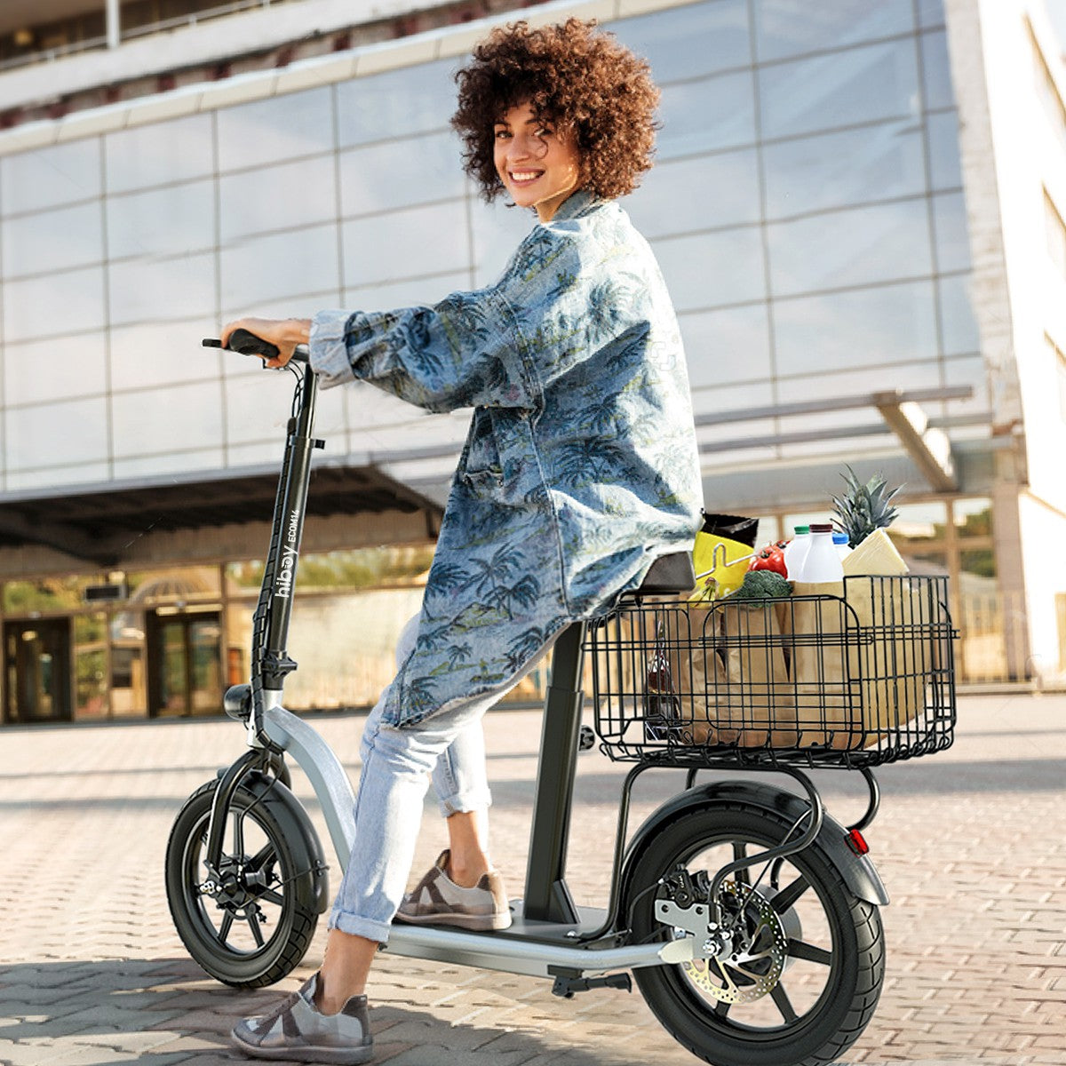 Hiboy ECOM 14 Eco Friendly Fat Tire Electric Scooter Amazon