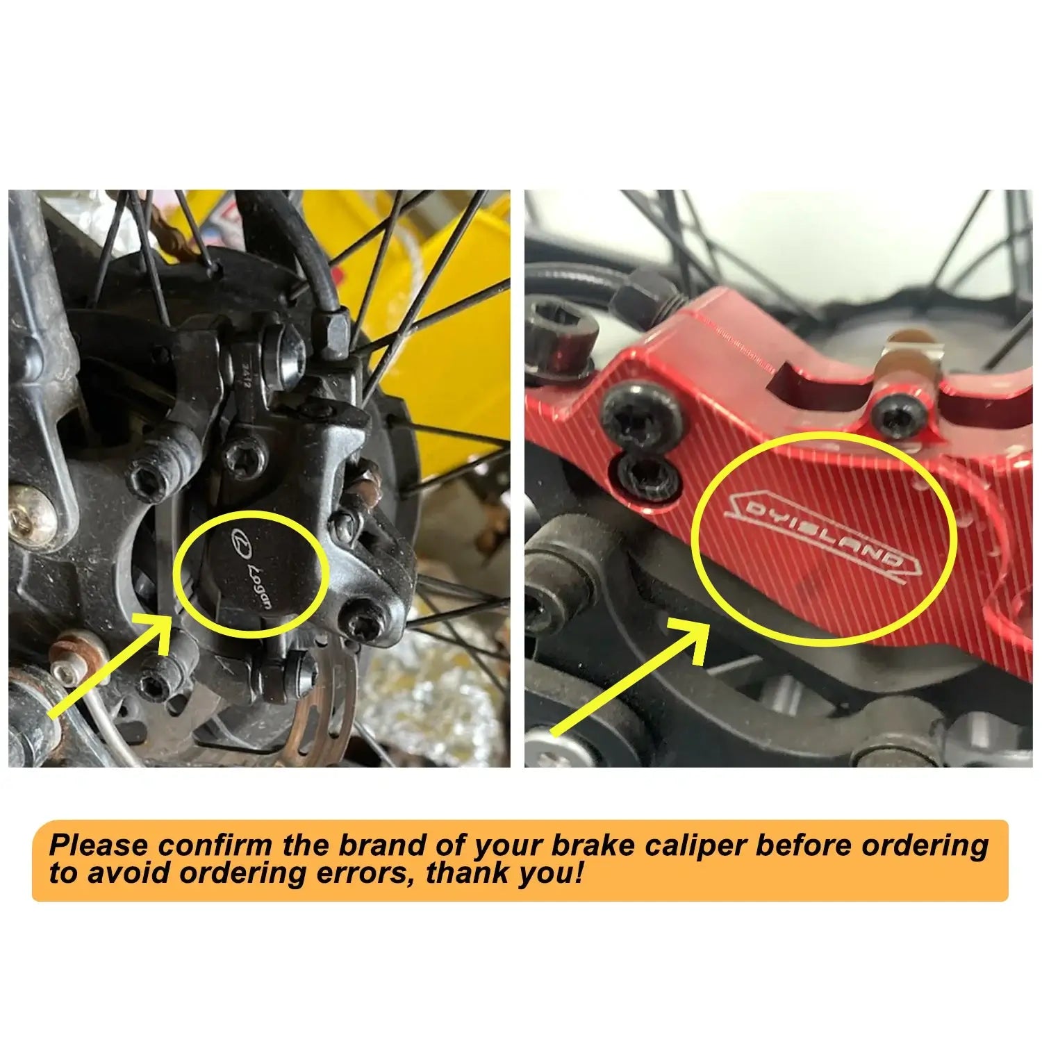 E·Bycco Bike Hydraulic Disc Brake Sets(Please check the brake handle to determine your brake brand)
