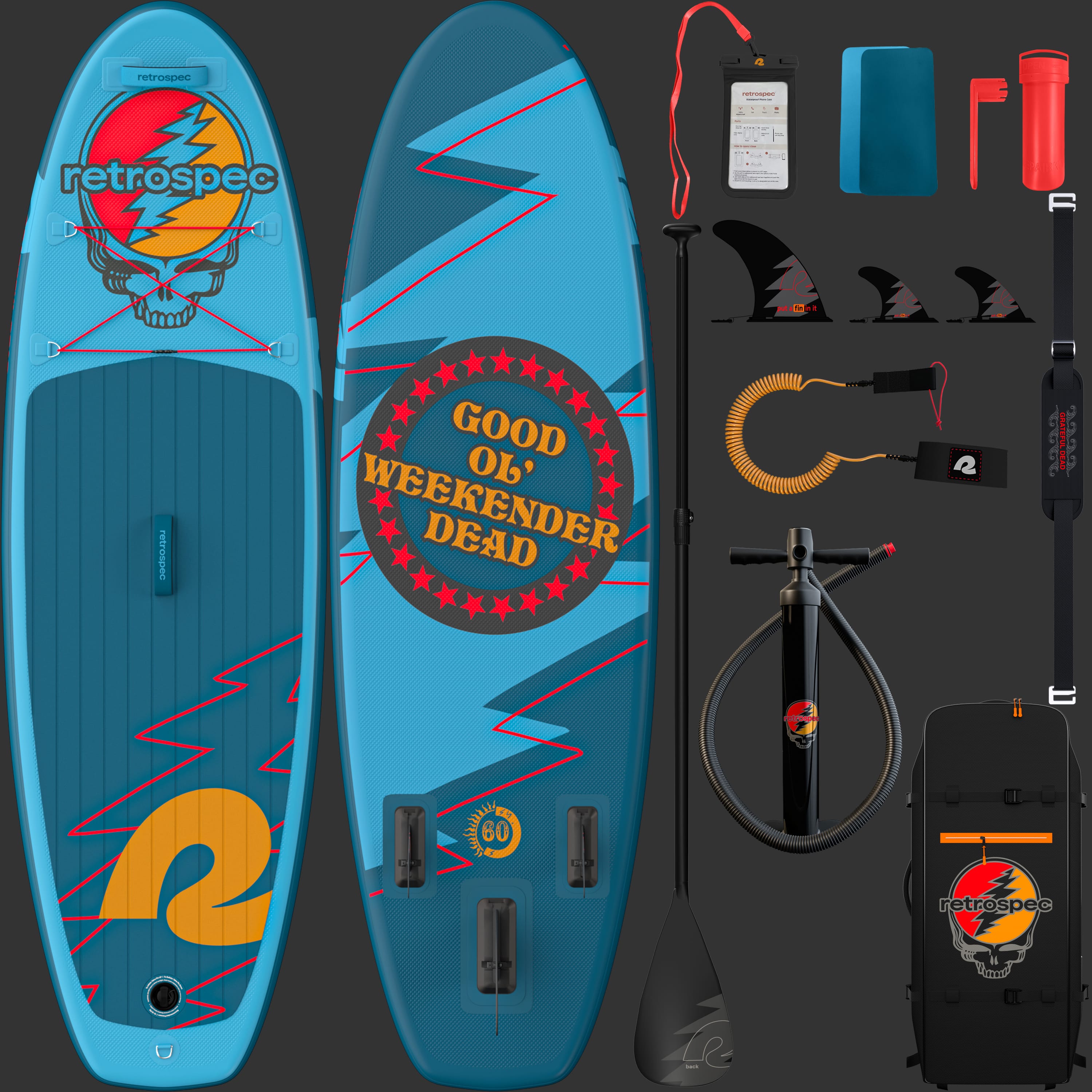 Grateful Dead Weekender Nano Kids’ Inflatable Stand Up Paddle Board 8’