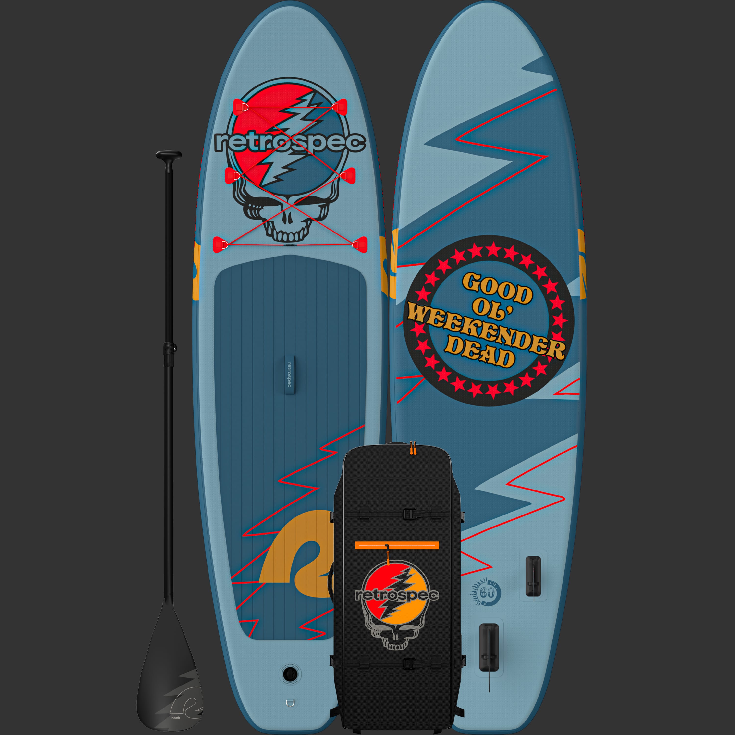 Grateful Dead Weekender Inflatable Stand Up Paddle Board 10’6”