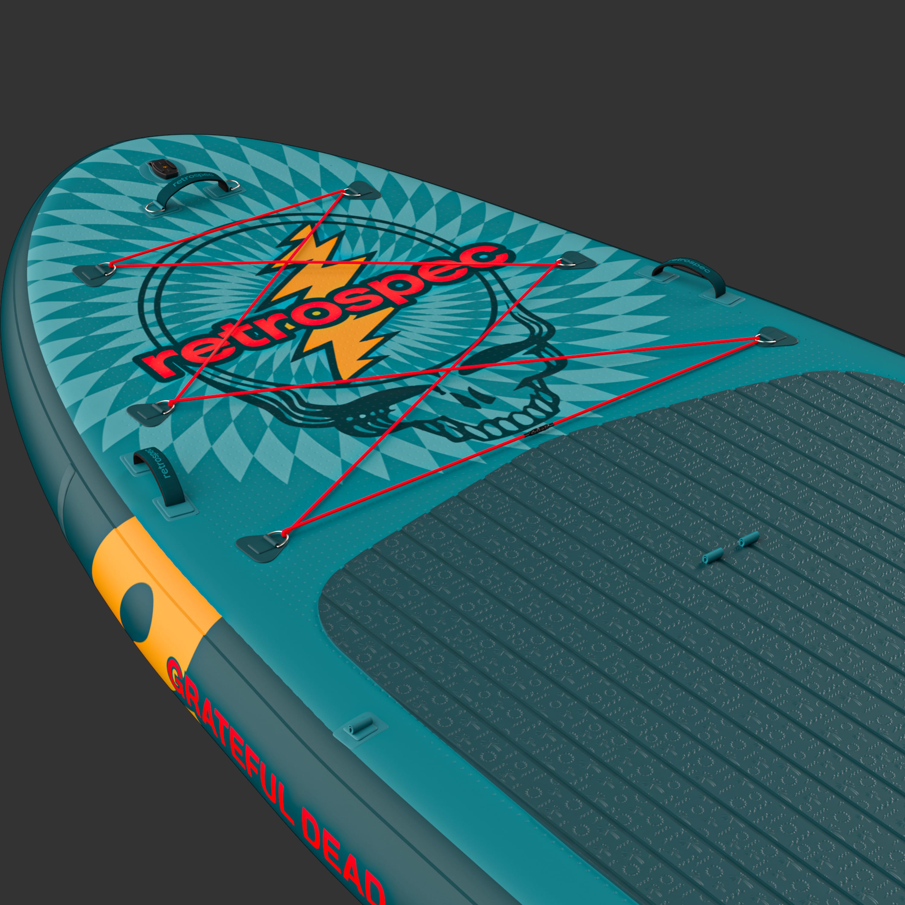 Grateful Dead Weekender Crew XL Multi-Person Inflatable Stand Up Paddle Board 15’