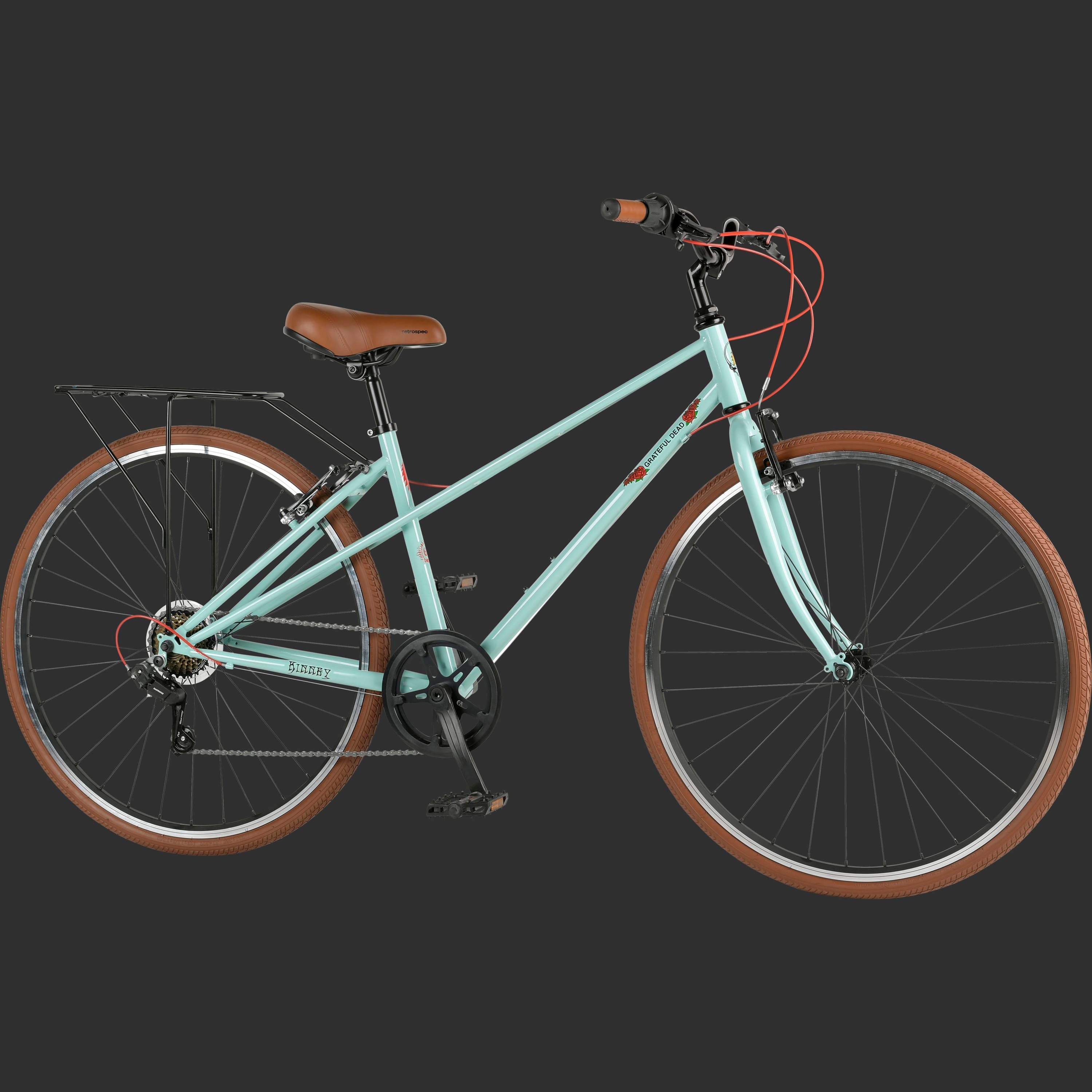 Grateful Dead Kinney Mixte City Bike - 7 Speed