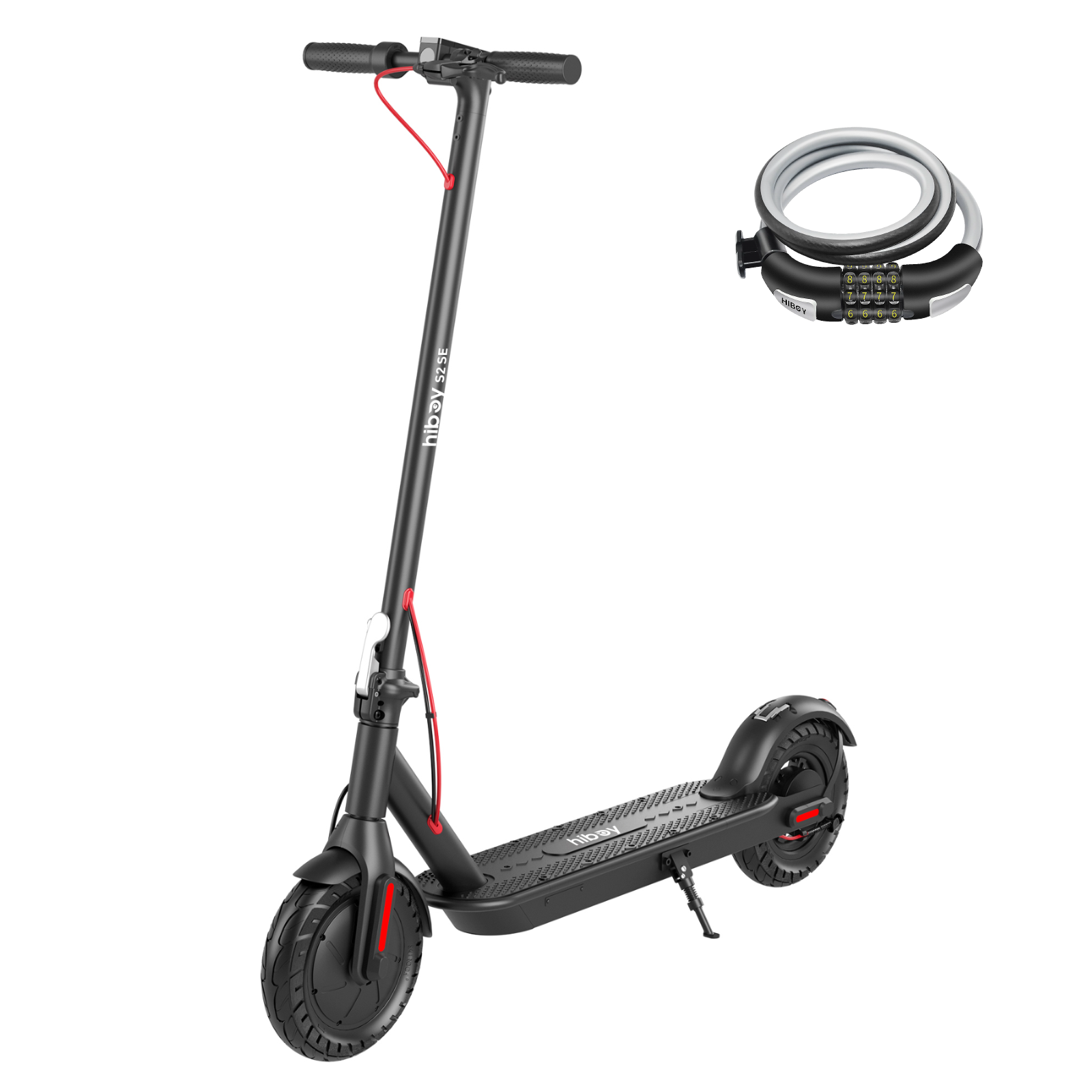 Hiboy Electric Scooter, 10" Tires,17 Miles Range, 430W Peak Motor, 19MPH Speed, Dual Brake System, Electric Scooter for Adults Commuting & Urban Travel