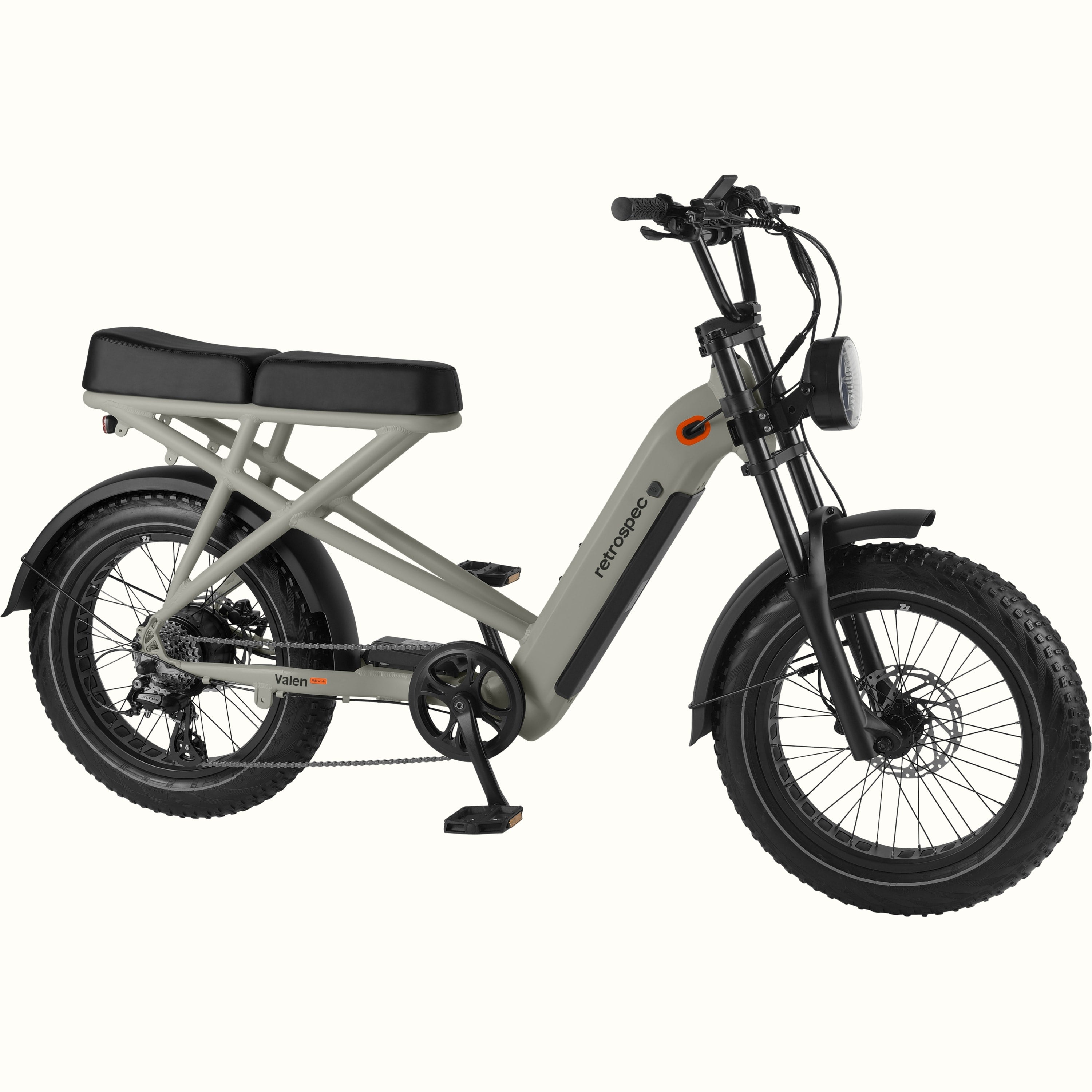 Valen Rev+ Fat Tire Electric Bike - Step Through