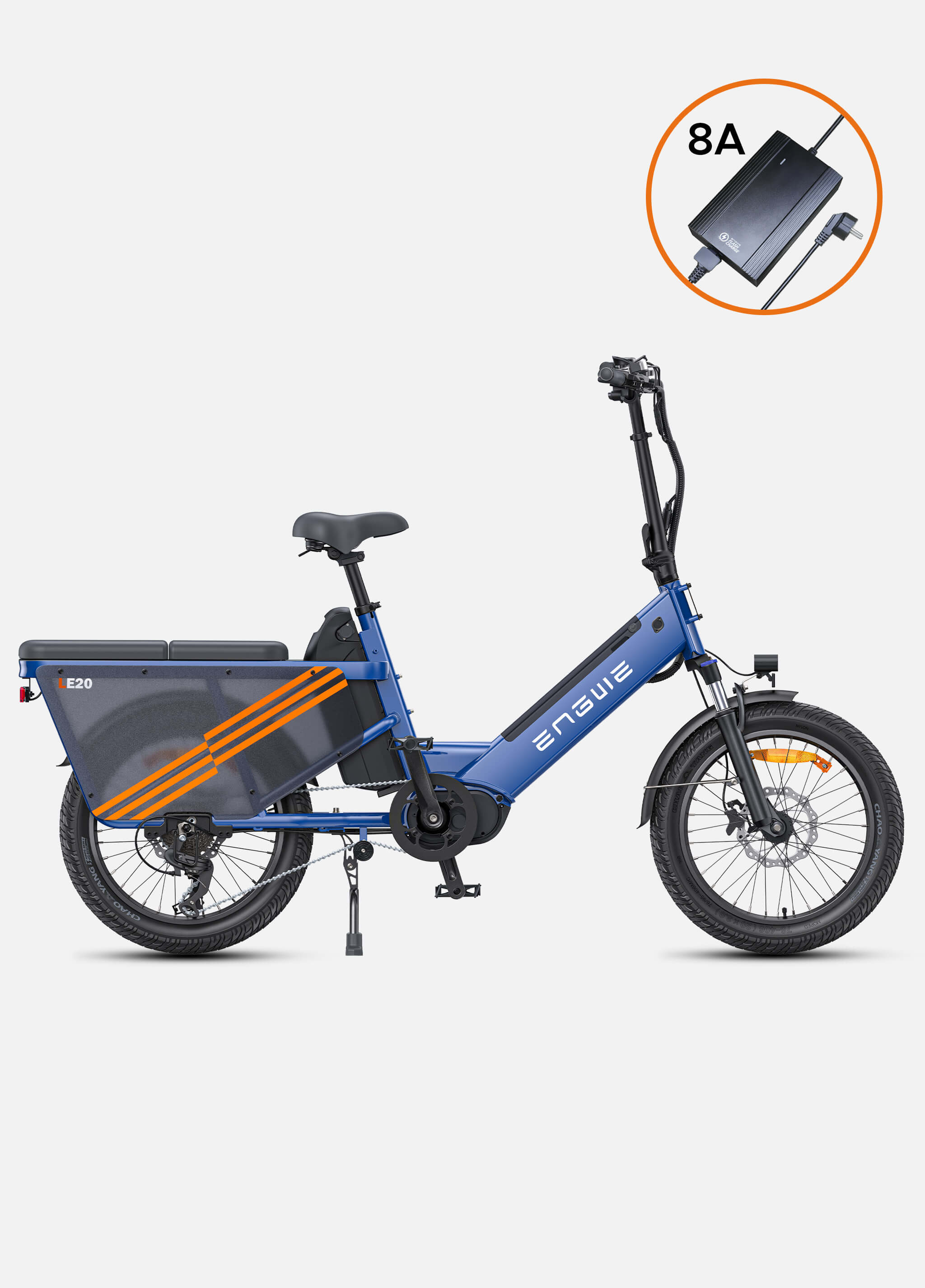 ENGWE LE20 250W Mid-drive Torque sensor Step-Thru Cargo Ebike