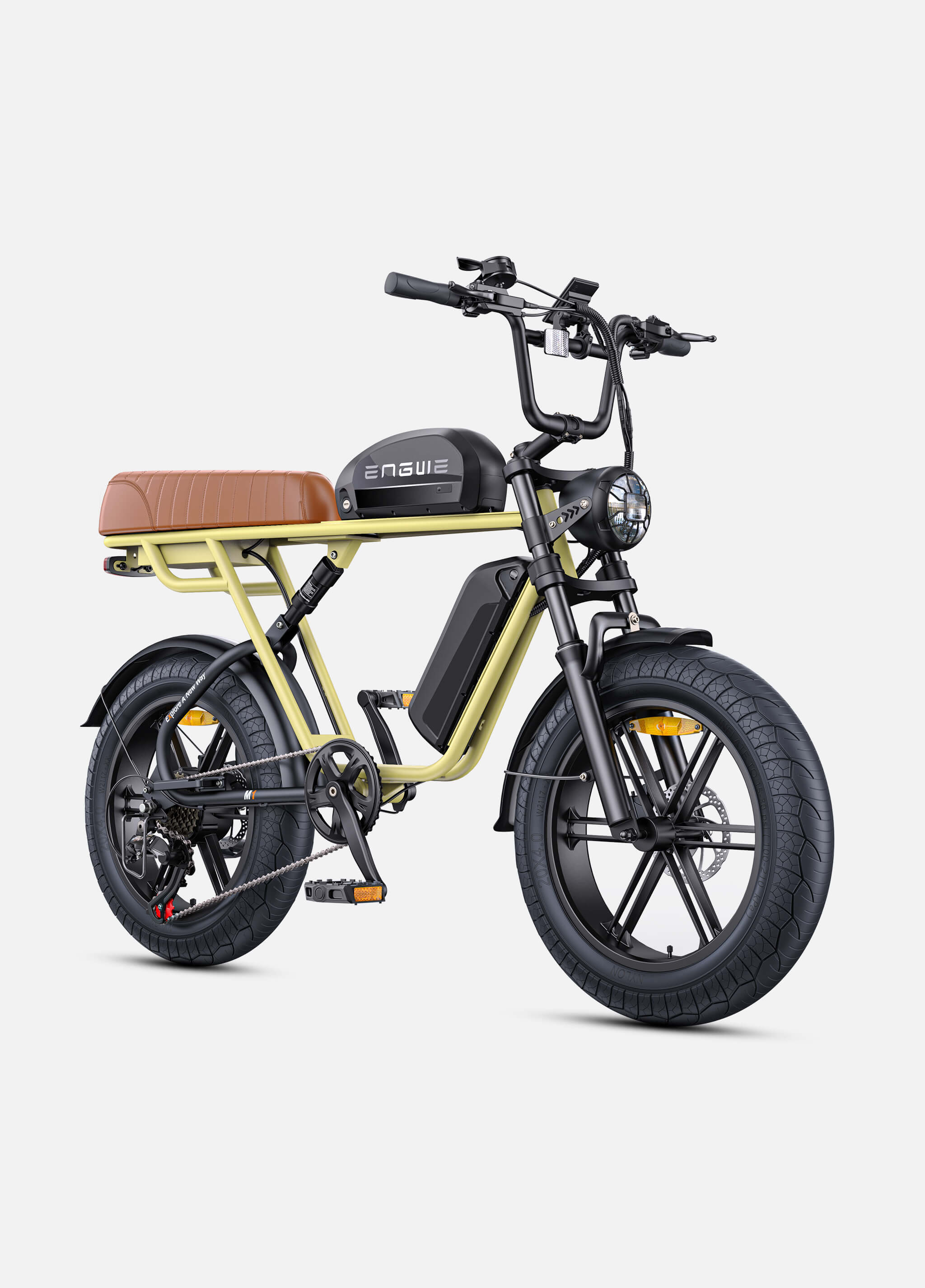 ENGWE M1 65Nm Torque Dual Passenger Motorcycle-styled E-bike