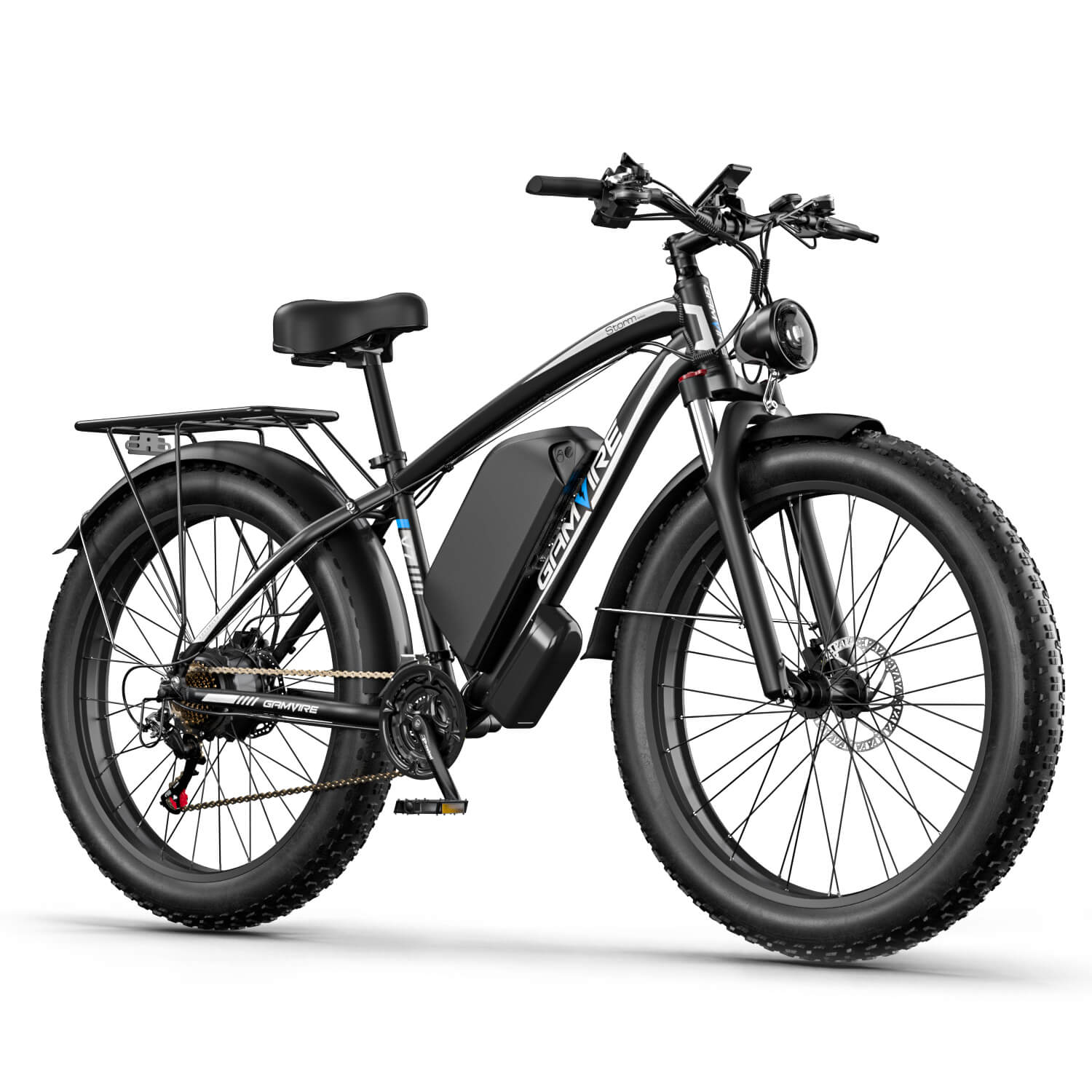 E·BYCCO&GAMVIRE 24''/26'' V7 Long Range Electric Bike Peak 2000W/2500W 52V 19.2Ah/32Ah