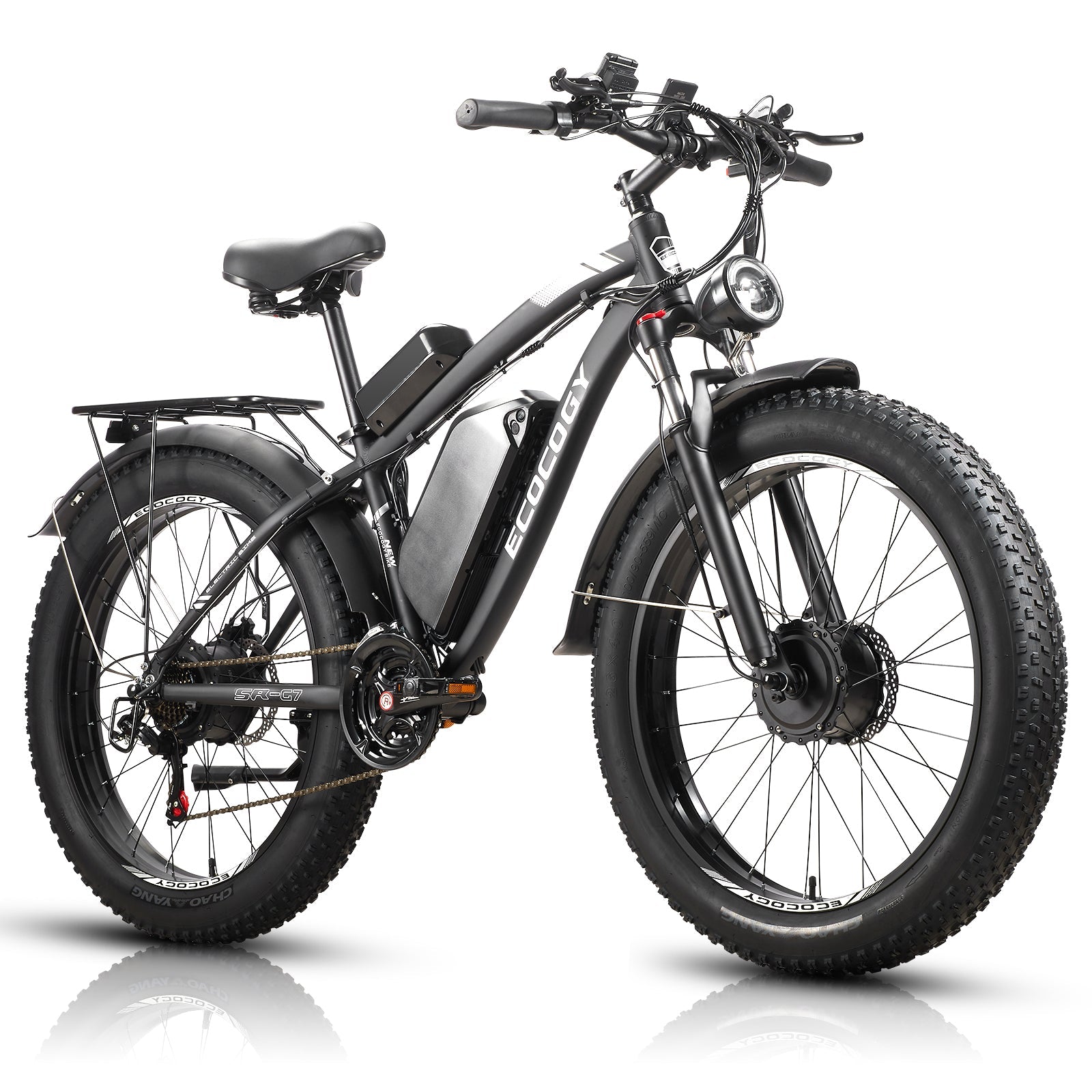 E·BYCCO 26'' G7 4000W Peak 5000W 52V 32Ah Dual Motors Fast Electric Bike