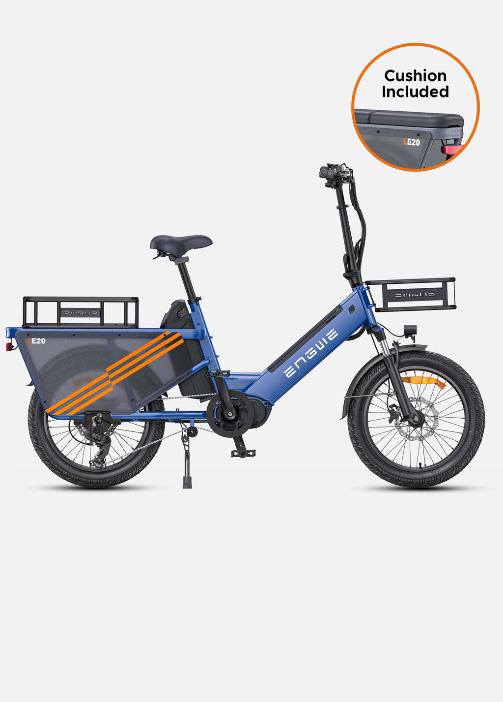 ENGWE LE20 250W Mid-drive Torque sensor Step-Thru Cargo Ebike