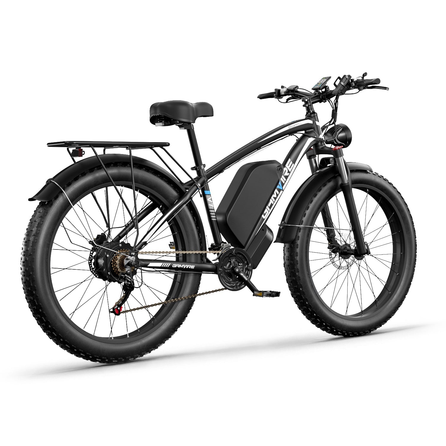 GAMVIRE 26" V7 Electric Bike 59 KM/H 1500W Peak 2000W 52V 19.2AH Battery