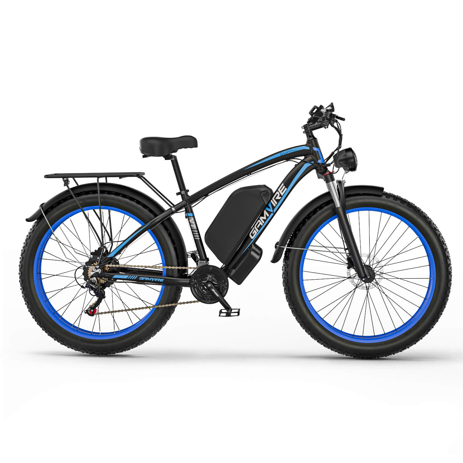 Gamvire 26" V7 Best All Terrain Electric Bike 1000W Peak 1500W 52V 19.2Ah