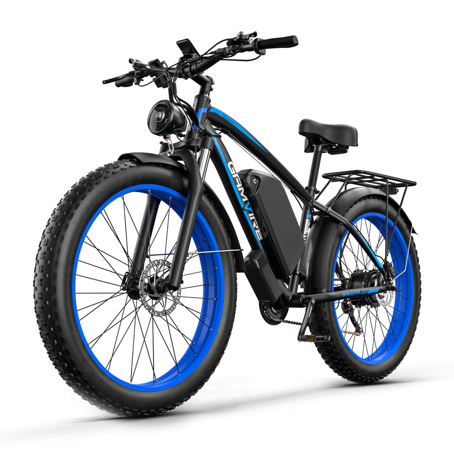 Gamvire 26" V7 Best All Terrain Electric Bike 1000W Peak 1500W 52V 19.2Ah