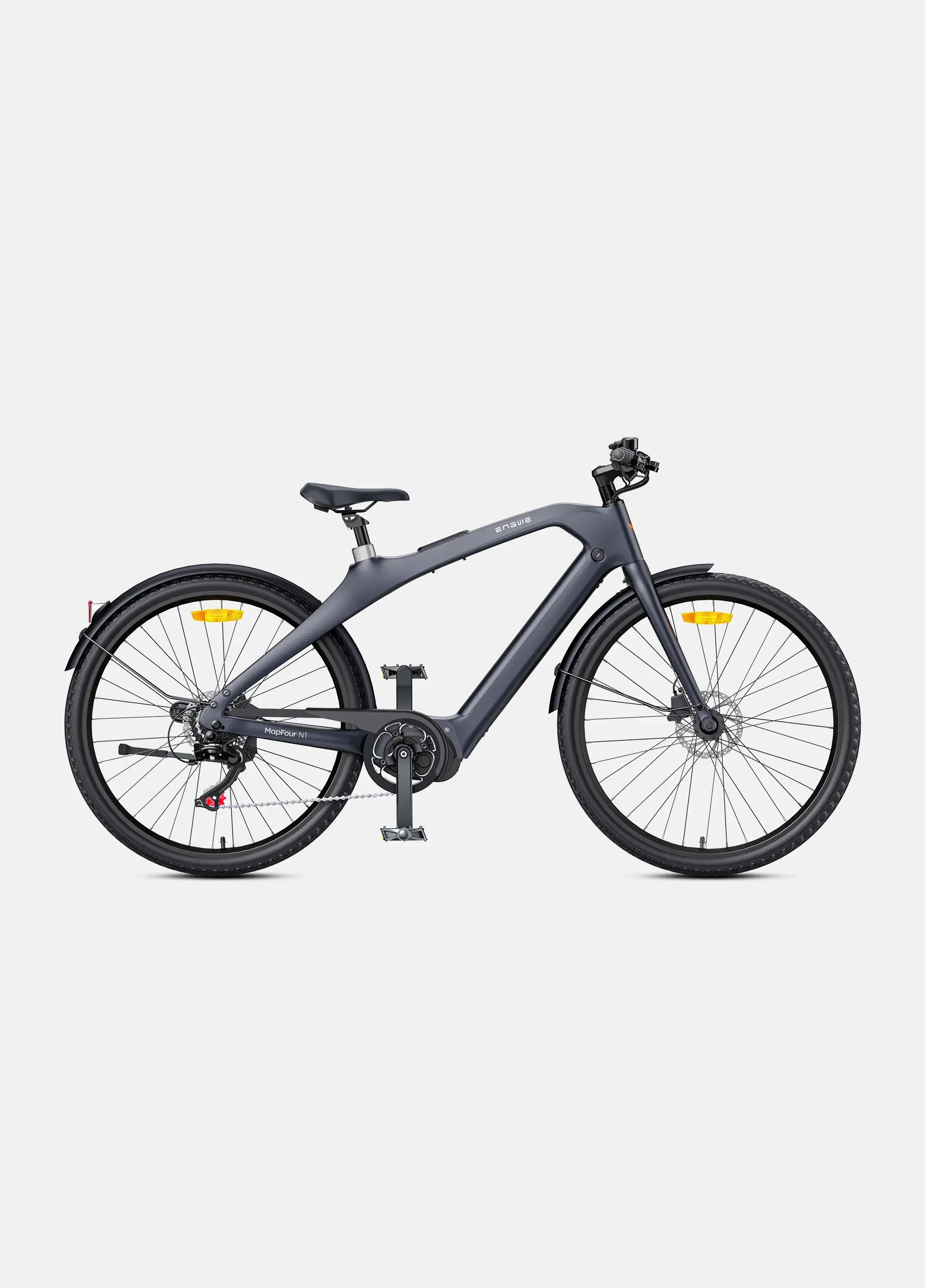 ENGWE MAPFOUR N1 PRO 250W Mid-drive Motor, 80Nm Torque Carbon Fiber City E-bike