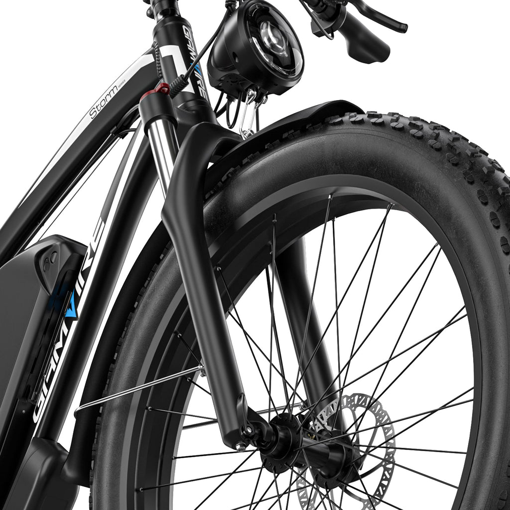 GAMVIRE 26" V7 Electric Bike 59 KM/H 1500W Peak 2000W 52V 19.2AH Battery