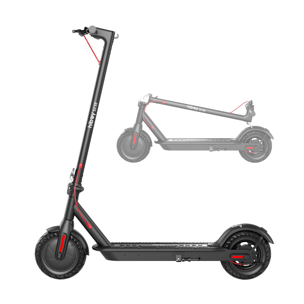 Hiboy Electric Scooter, 10" Tires,17 Miles Range, 430W Peak Motor, 19MPH Speed, Dual Brake System, Electric Scooter for Adults Commuting & Urban Travel