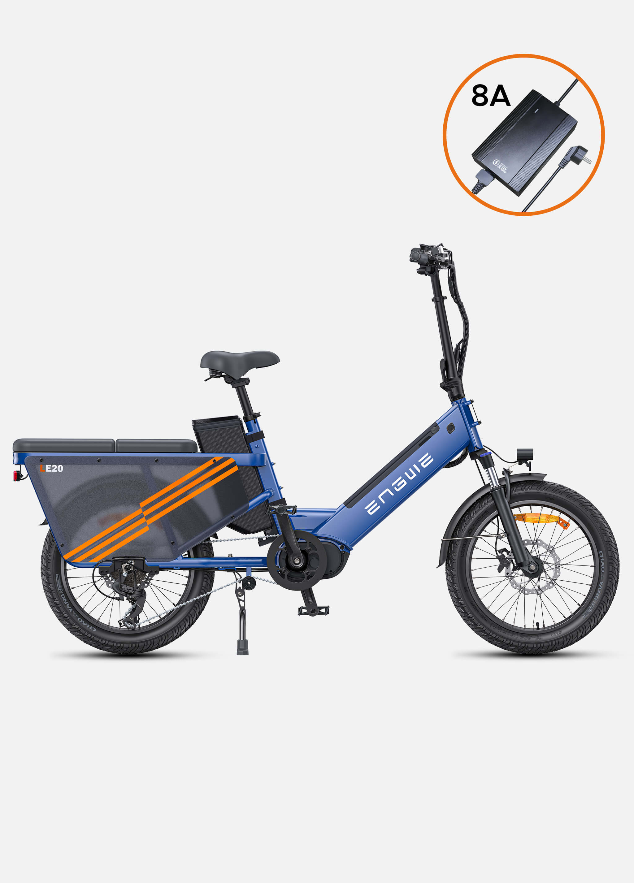 ENGWE LE20 250W Mid-drive Torque sensor Step-Thru Cargo Ebike