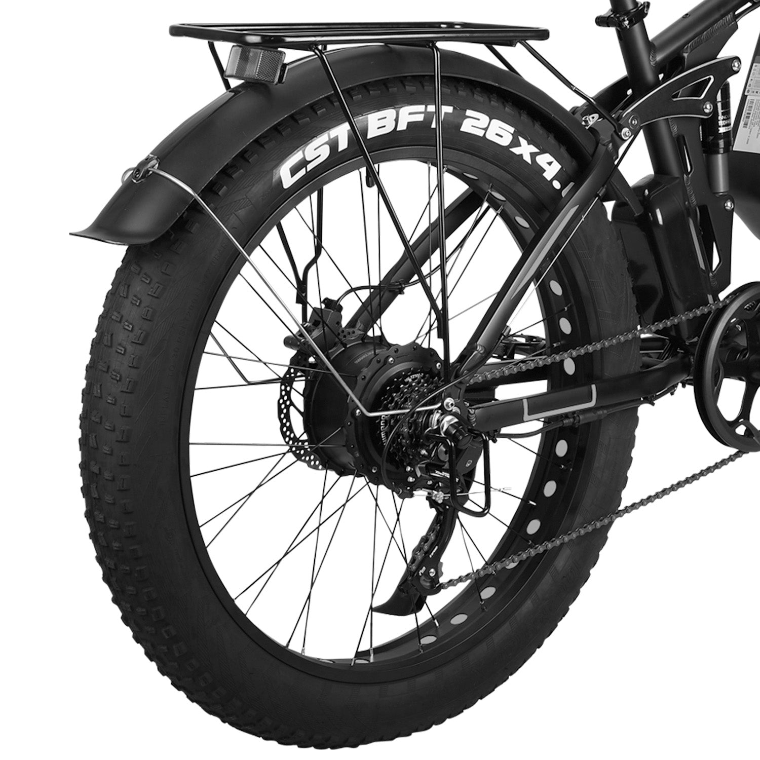 24"/26"EB7Pro Rear Wheel【Tire & Inner Tube & Lining  & Rim & Spokes & Motor】