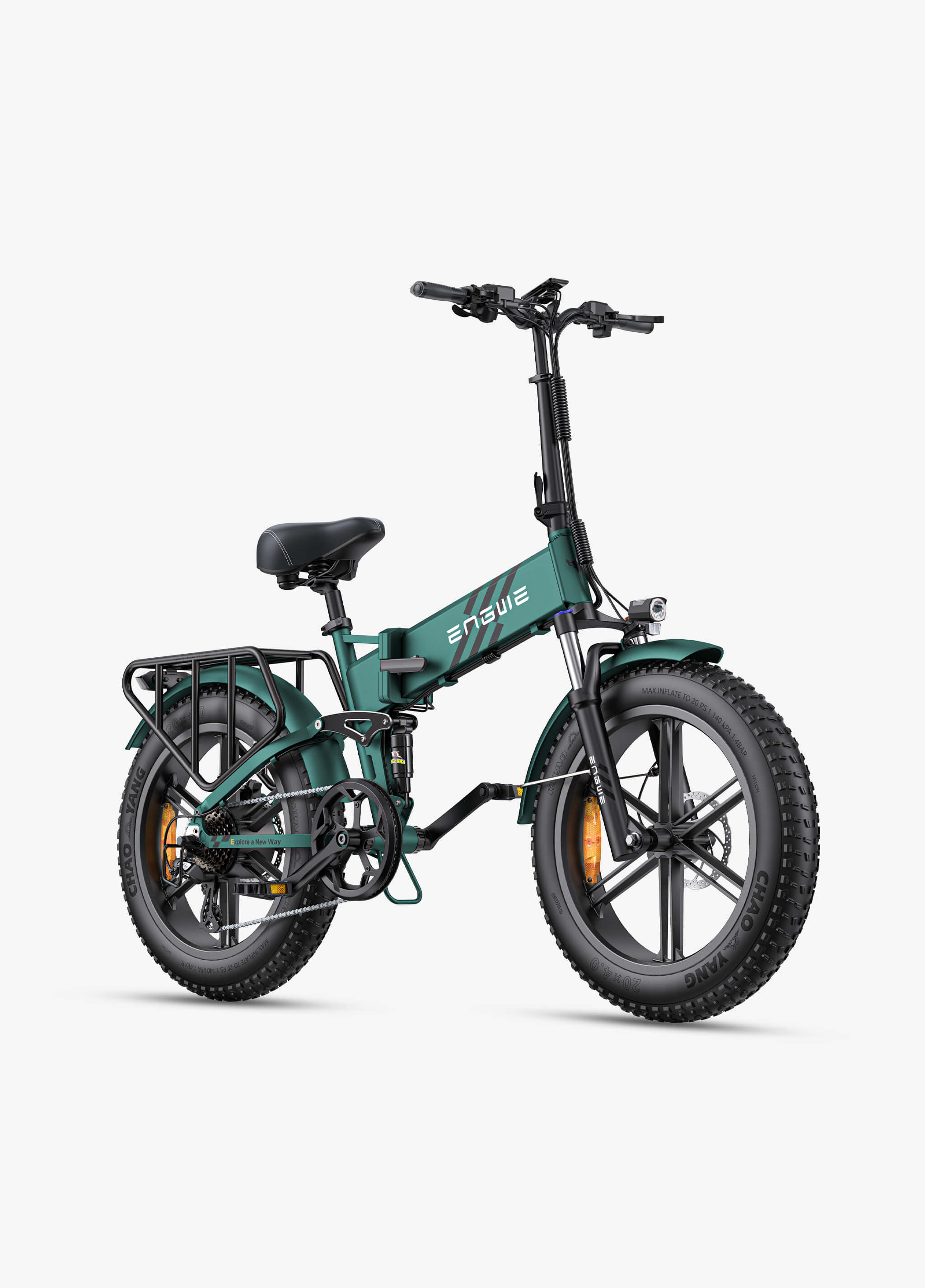 ENGINE PRO 2.0 Max Speed 25km/h Mileage 110km 75Nm High Torque Folding E-bike