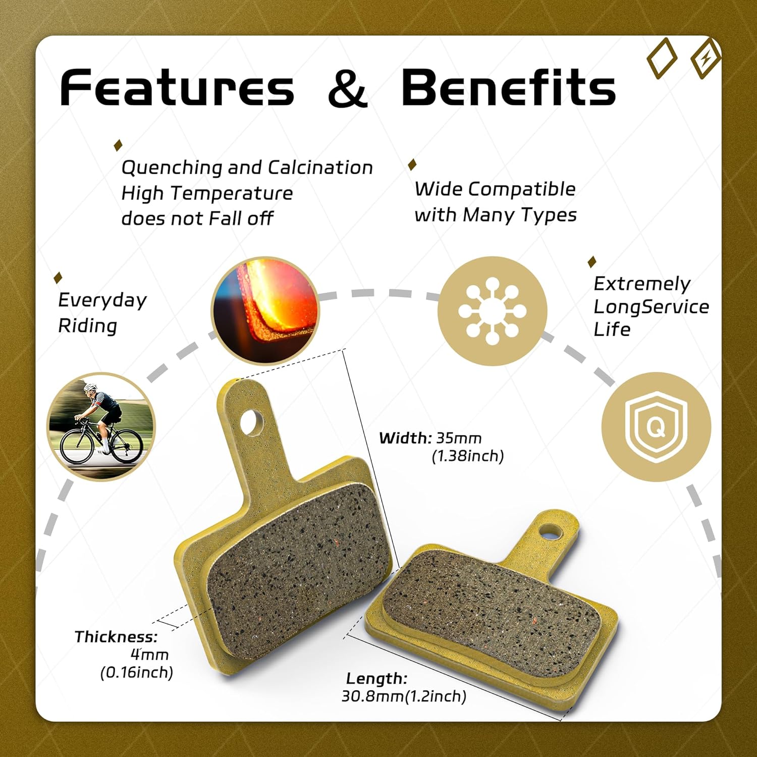 E·BYCCO BRAKE PADS