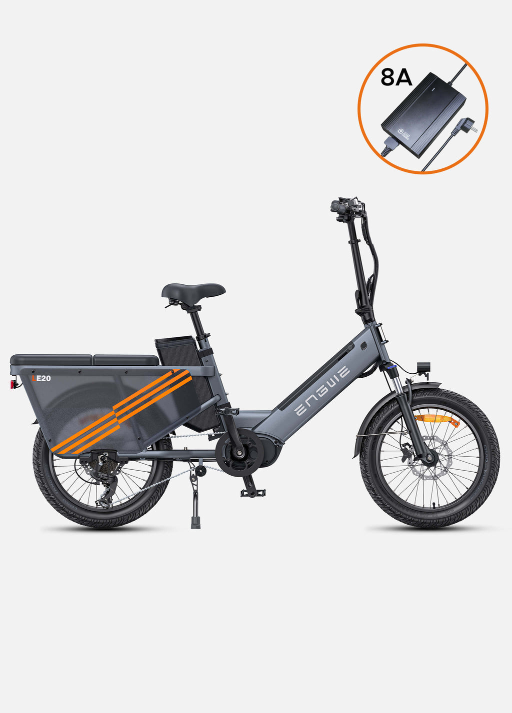 ENGWE LE20 250W Mid-drive Torque sensor Step-Thru Cargo Ebike