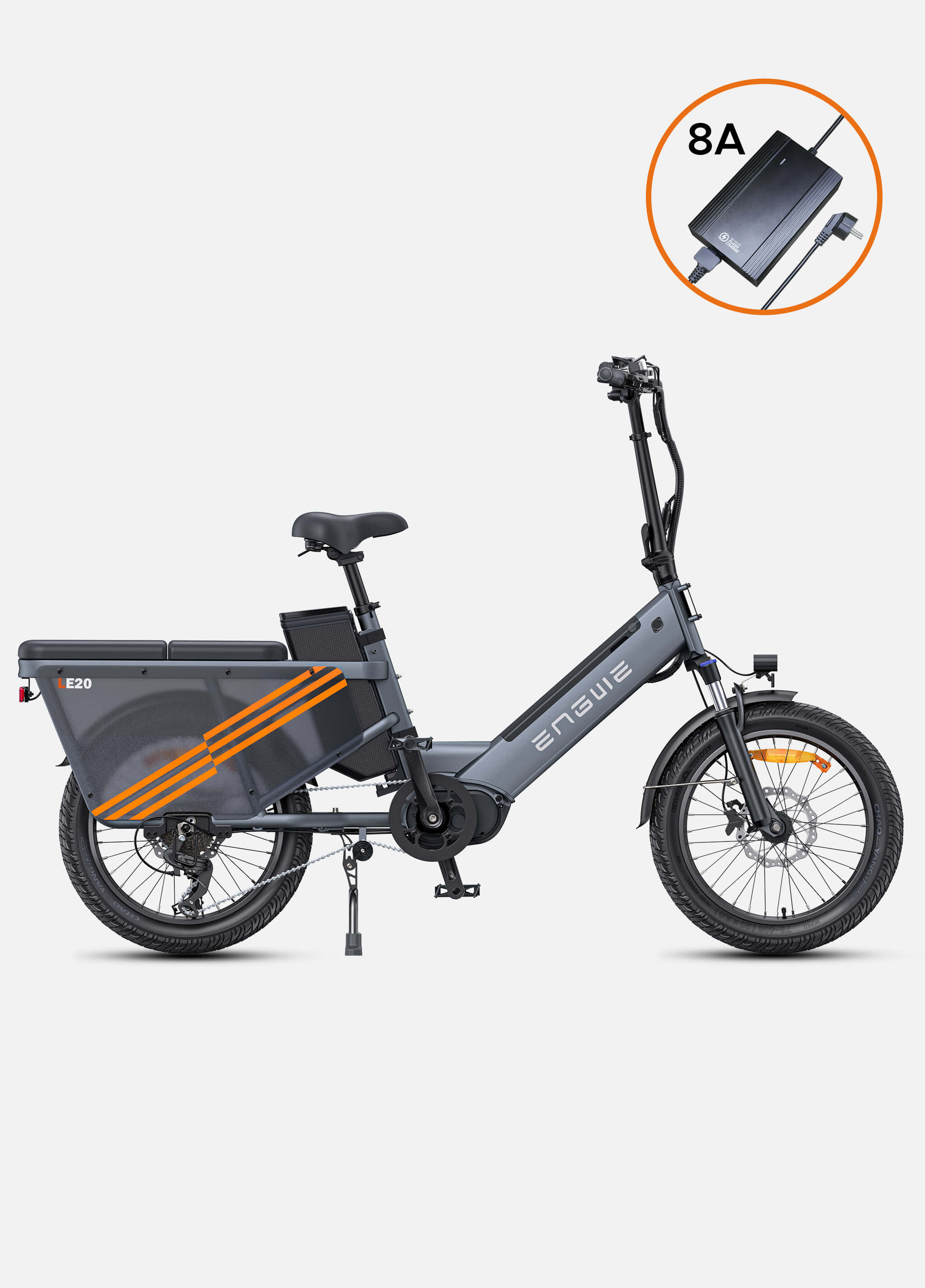 ENGWE LE20 250W Mid-drive Torque sensor Step-Thru Cargo Ebike