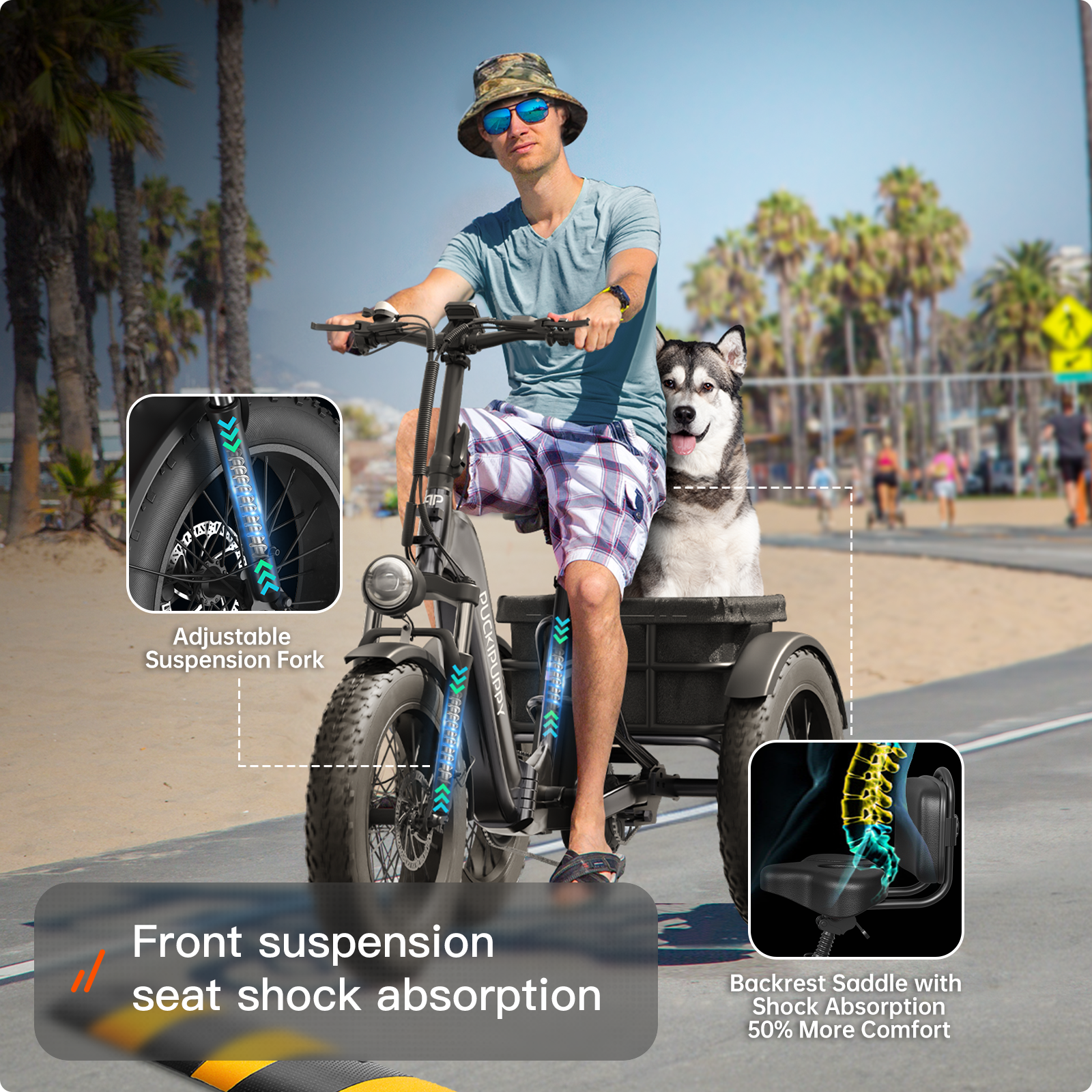 Husky Plus Electric Tricycle