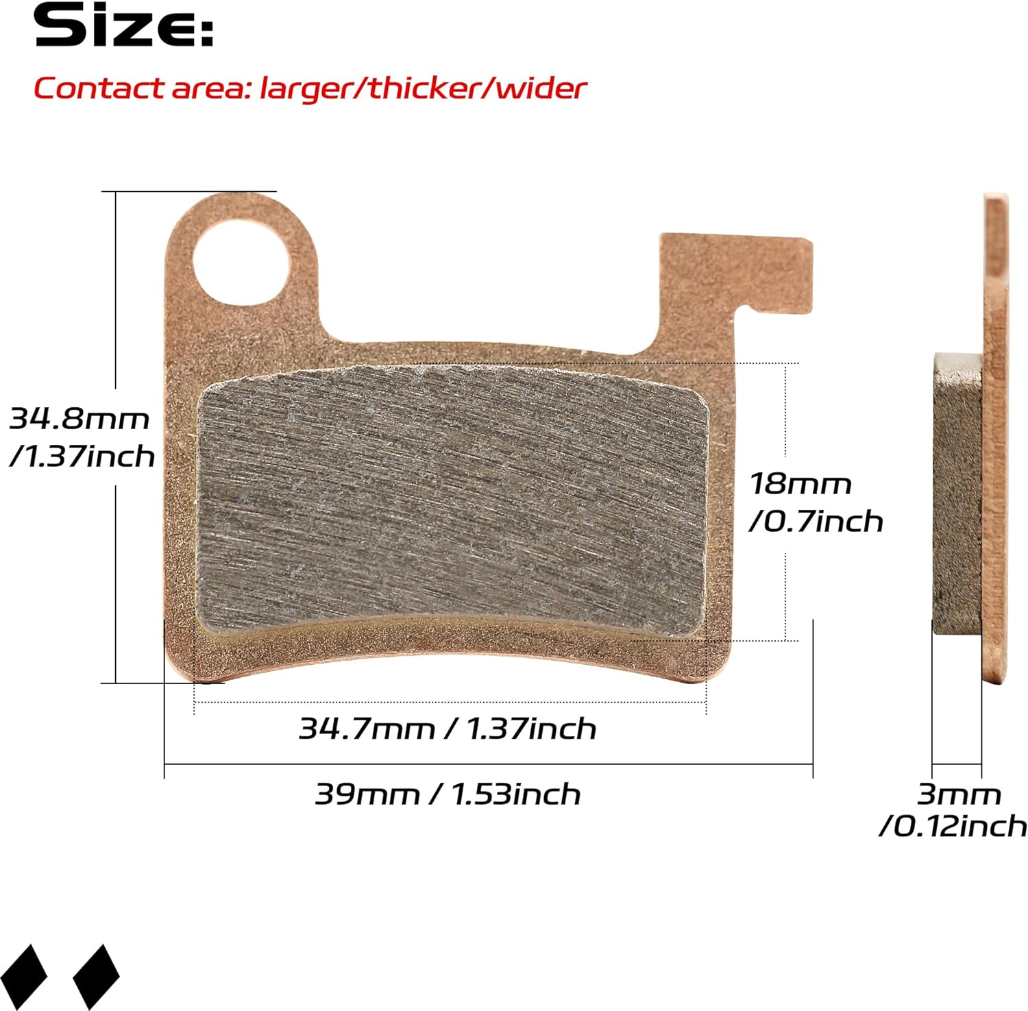 E·Bycco EB9 Hydraulic Disc Brake Pads