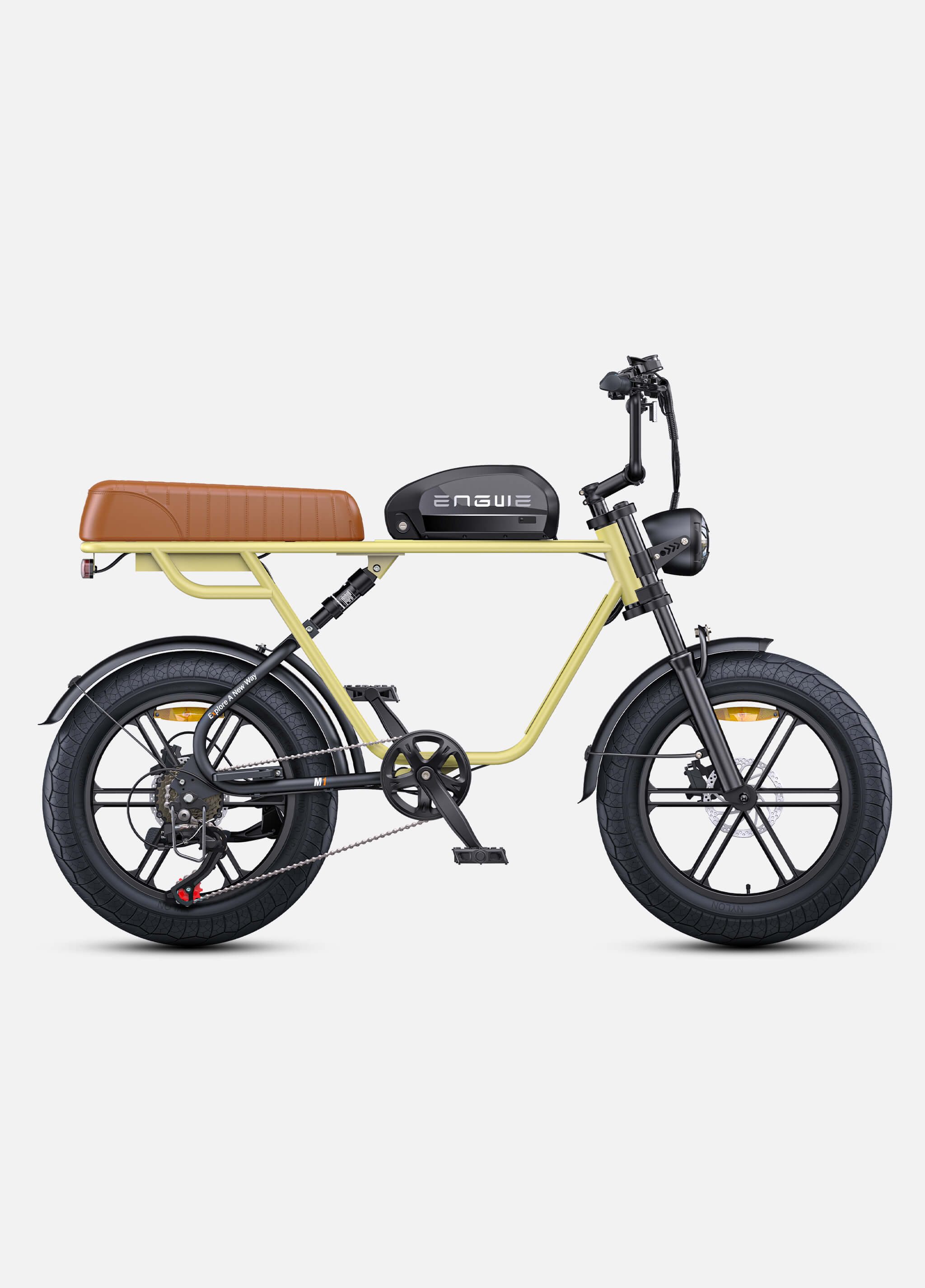 ENGWE M1 65Nm Torque Dual Passenger Motorcycle-styled E-bike
