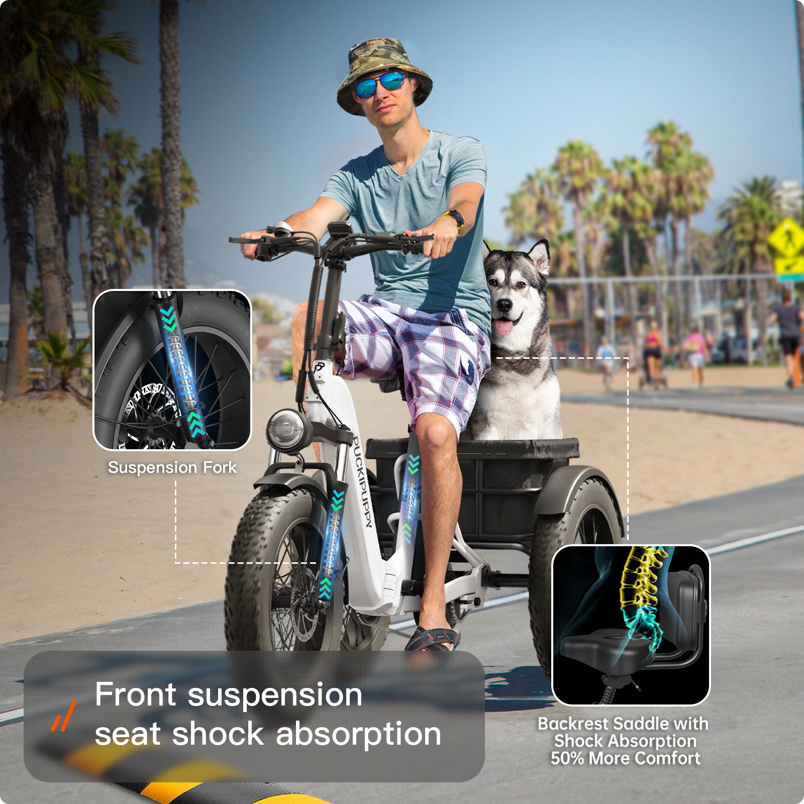 Husky Electric Tricycle