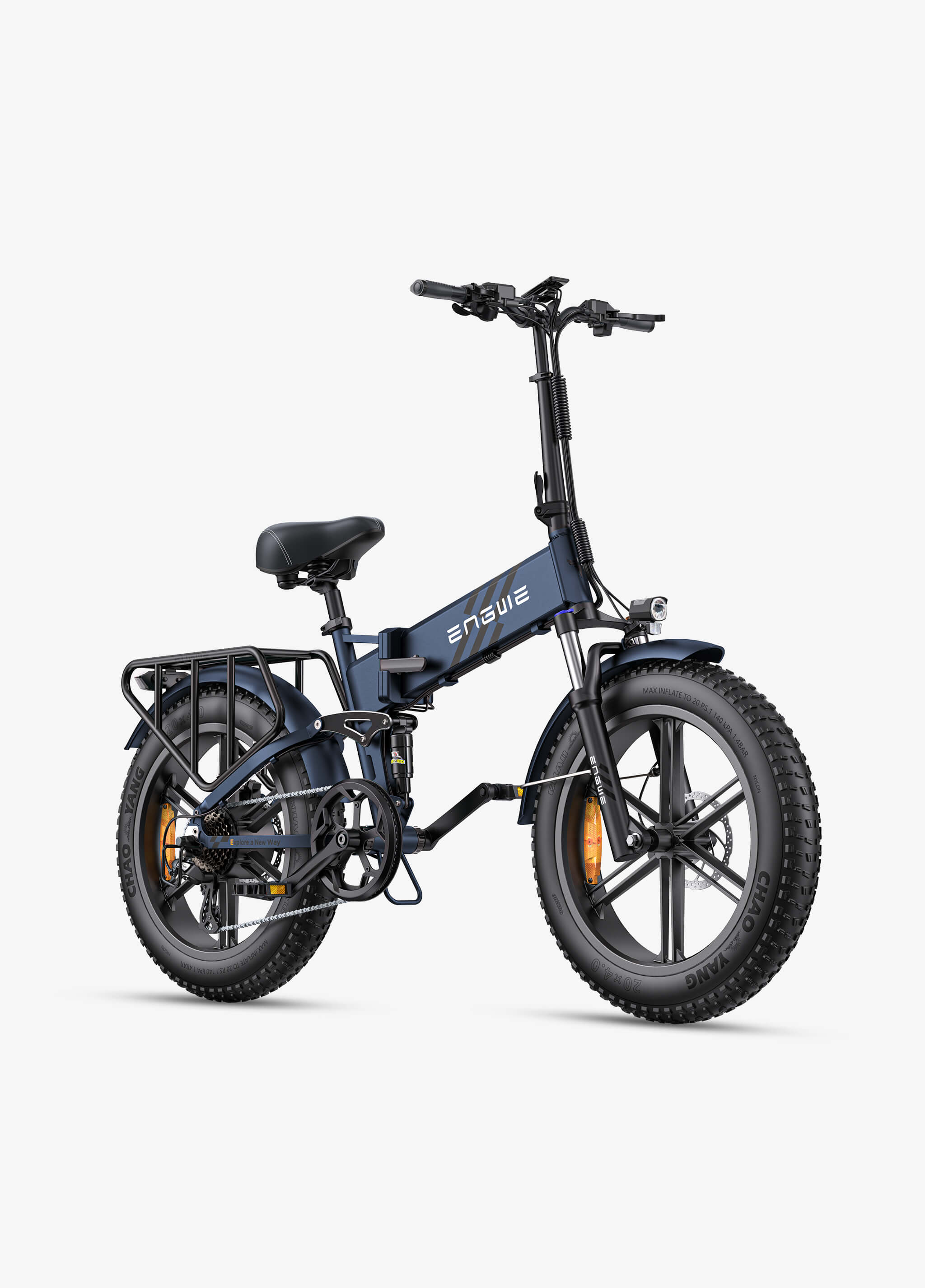 ENGINE PRO 2.0 Max Speed 25km/h Mileage 110km 75Nm High Torque Folding E-bike