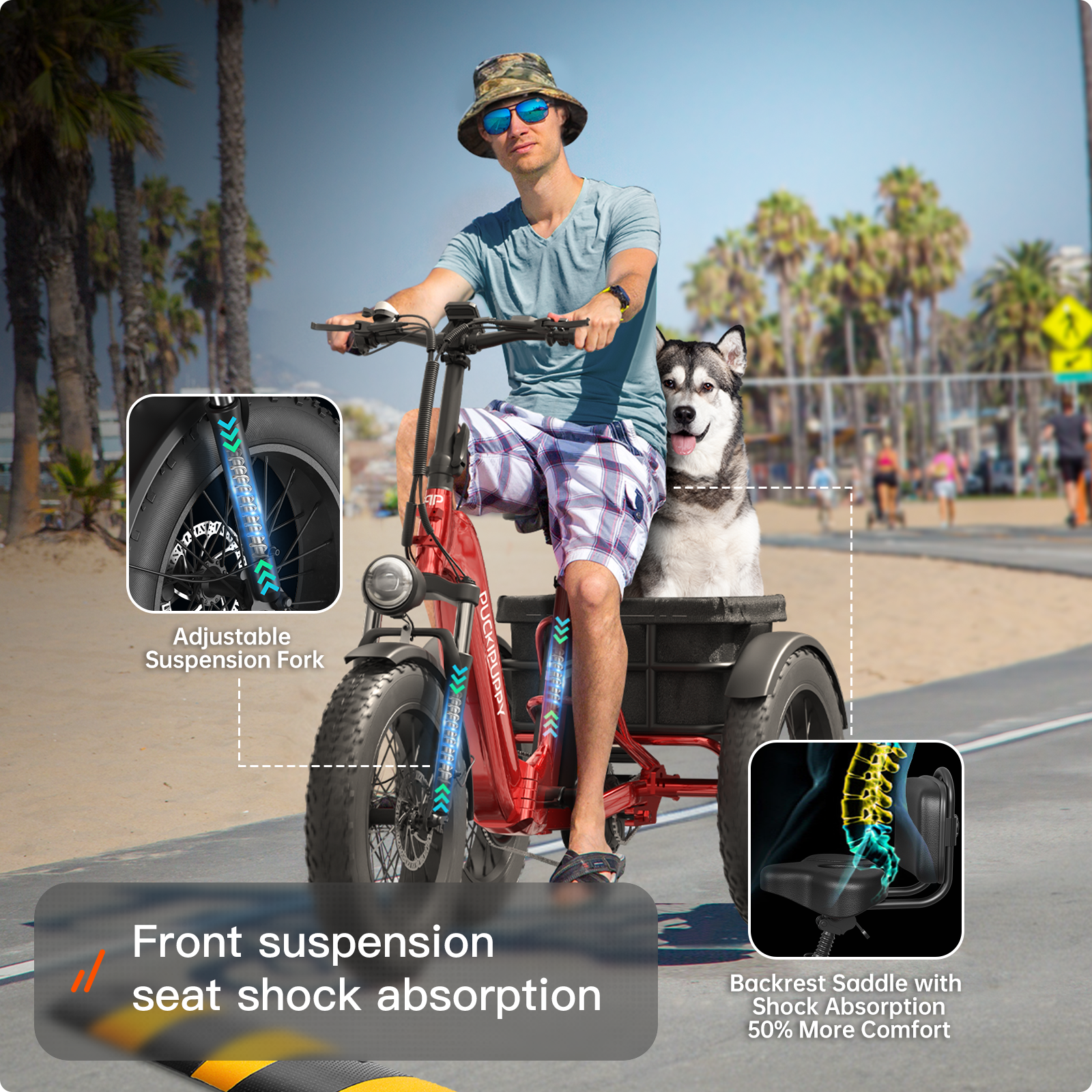 Husky Plus Electric Tricycle