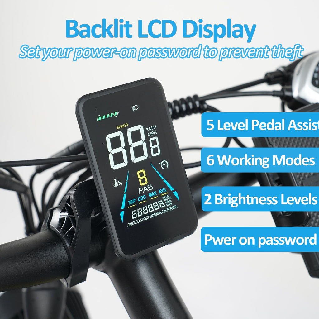 EBYCCO 26" EB7Pro Electric Bike 64 KM/H 2000W Peak 3000W 52V 32AH Battery