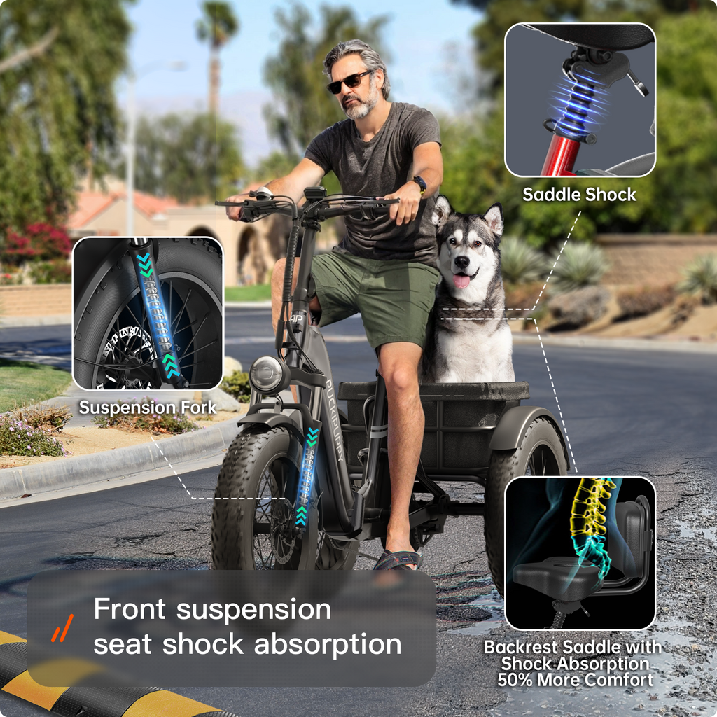 Husky Plus Electric Tricycle