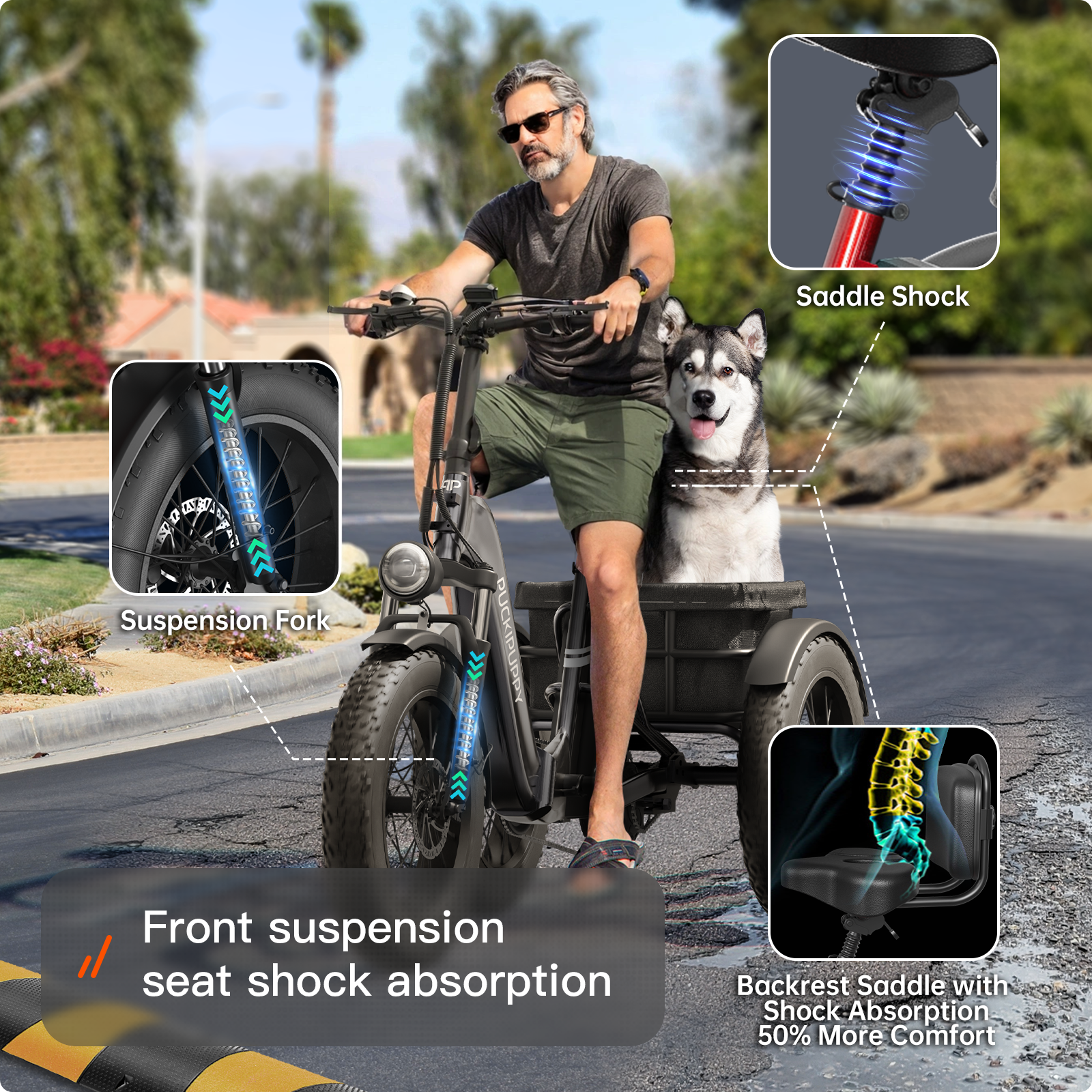Husky Plus Electric Tricycle