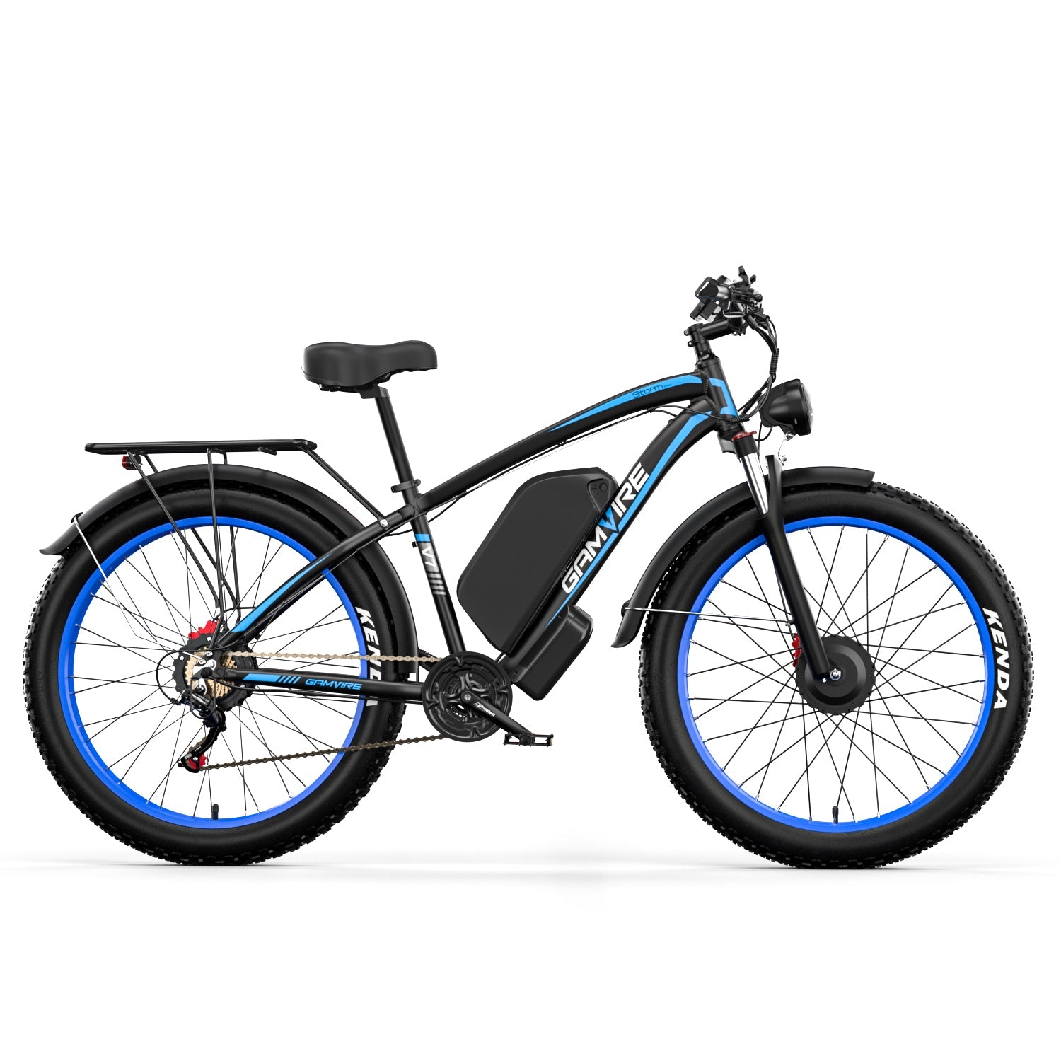 E·BYCCO&GAMVIRE 24" V7PRO Dual Motors 4000W Peak 5000W 52V 32AH Long Distance Electric Bike