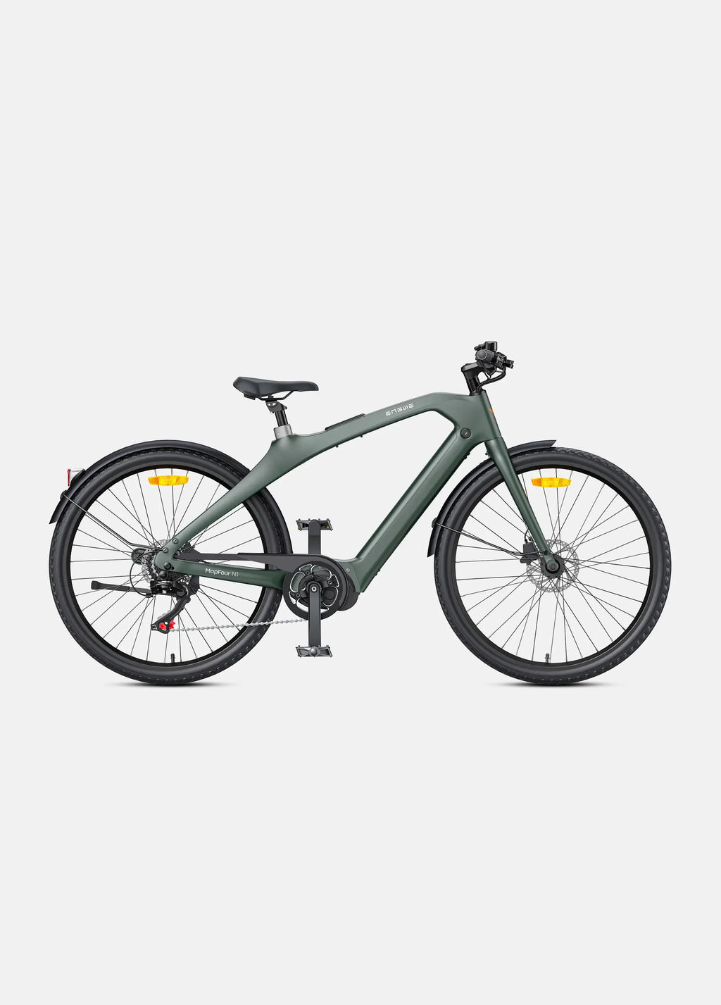 ENGWE MAPFOUR N1 PRO 250W Mid-drive Motor, 80Nm Torque Carbon Fiber City E-bike
