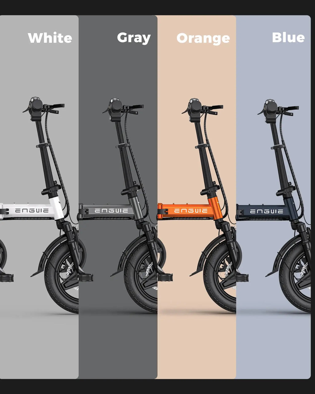 ENGWE T14 250W 55 km Range Max Speed 25 km/h Folding Electric Bike 10Ah