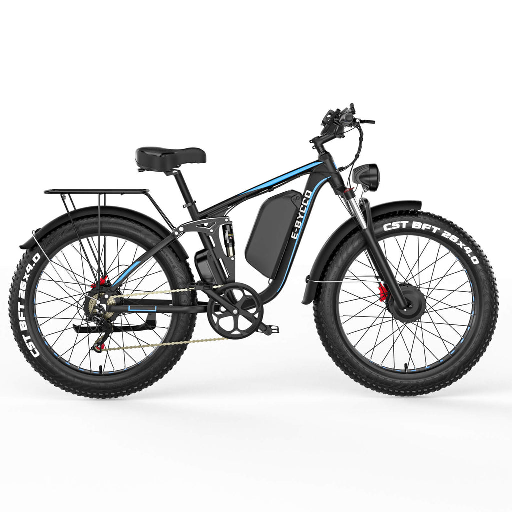 EBYCCO 26" EB7Pro Electric Bike 64 KM/H 2000W Peak 3000W 52V 32AH Battery