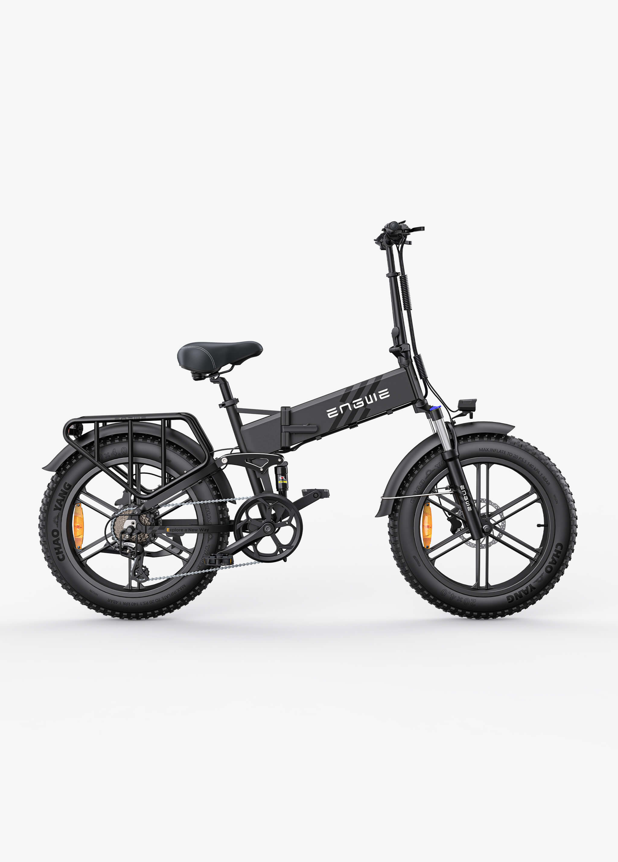 ENGINE PRO 2.0 Max Speed 25km/h Mileage 110km 75Nm High Torque Folding E-bike