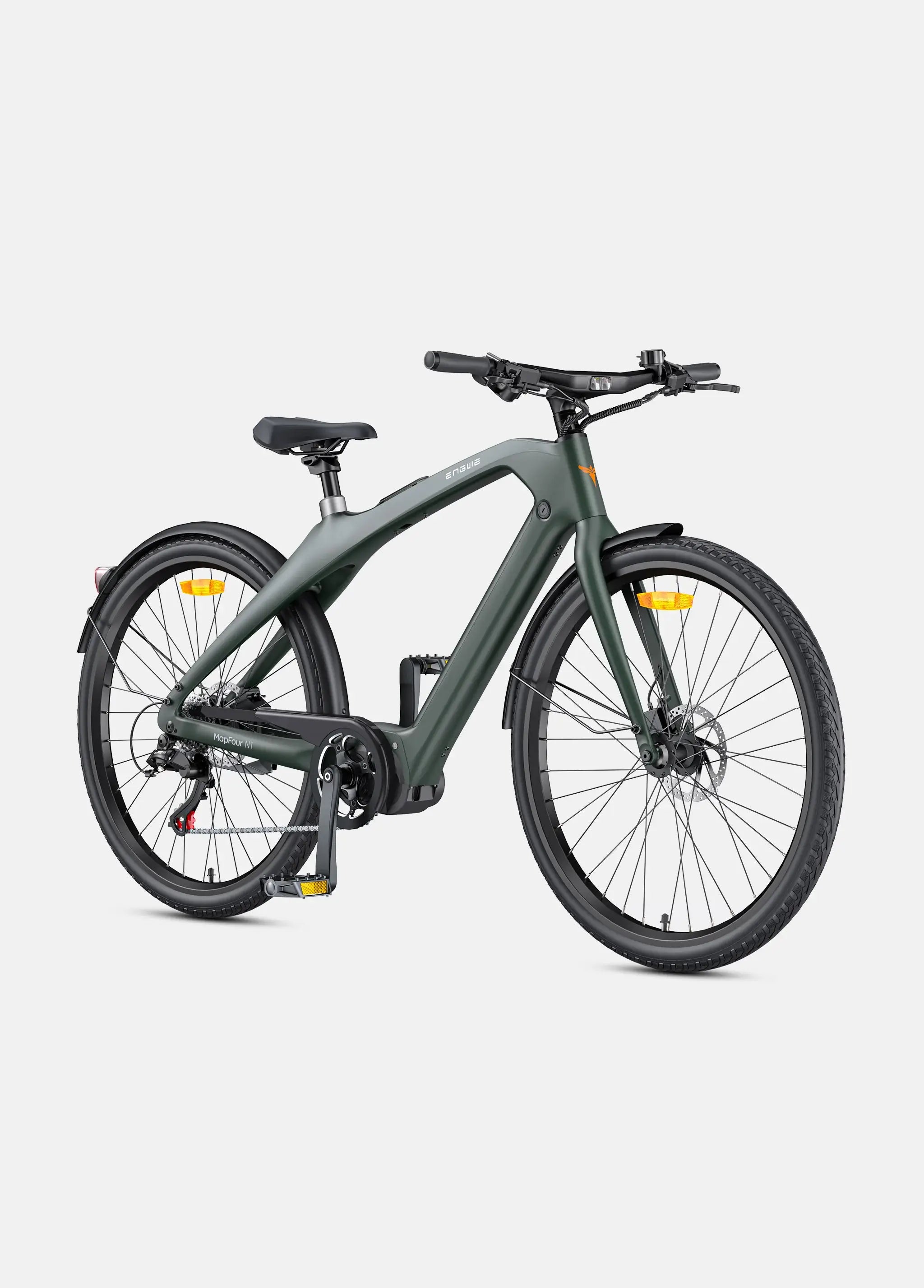 ENGWE MAPFOUR N1 PRO 250W Mid-drive Motor, 80Nm Torque Carbon Fiber City E-bike