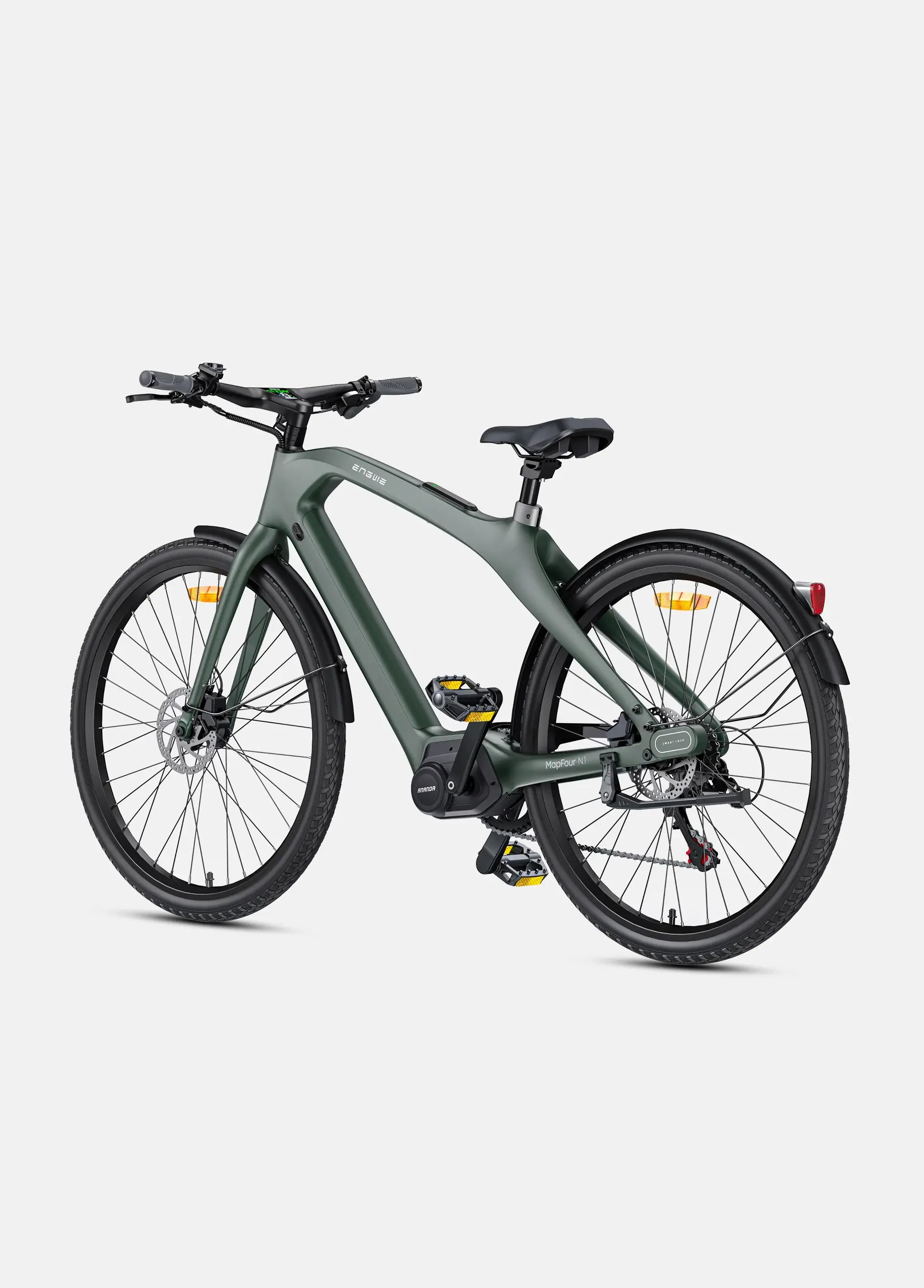 ENGWE MAPFOUR N1 PRO 250W Mid-drive Motor, 80Nm Torque Carbon Fiber City E-bike