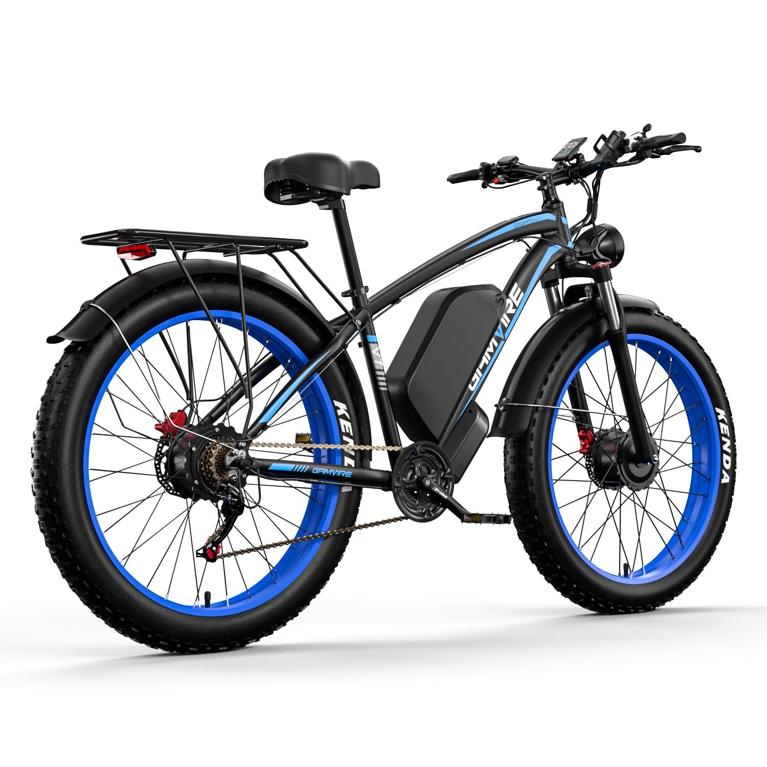 E·BYCCO&GAMVIRE 24" V7PRO Dual Motors 4000W Peak 5000W 52V 32AH Long Distance Electric Bike