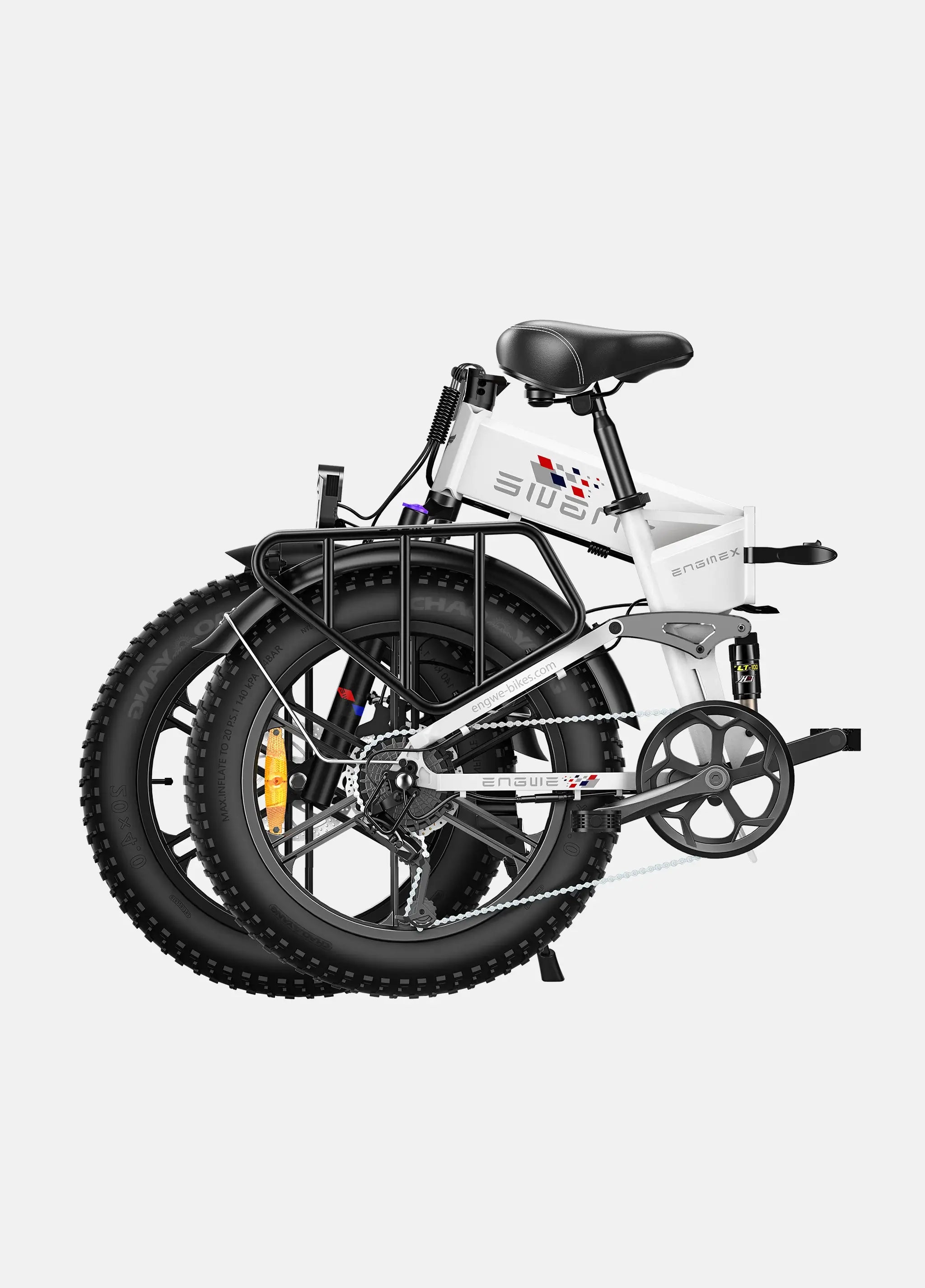 Engine X 100 km Range Max Speed 25 km/h Full Suspension Foldable E-bike