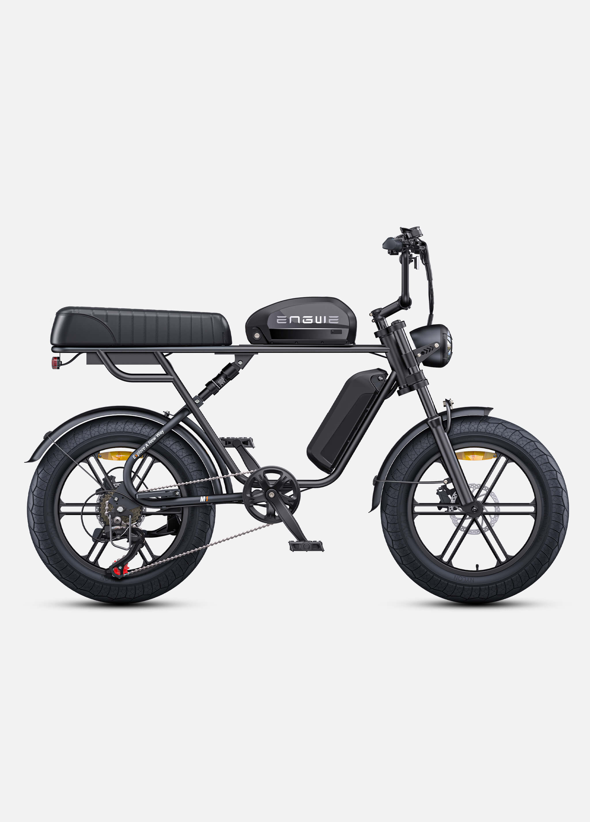 ENGWE M1 65Nm Torque Dual Passenger Motorcycle-styled E-bike