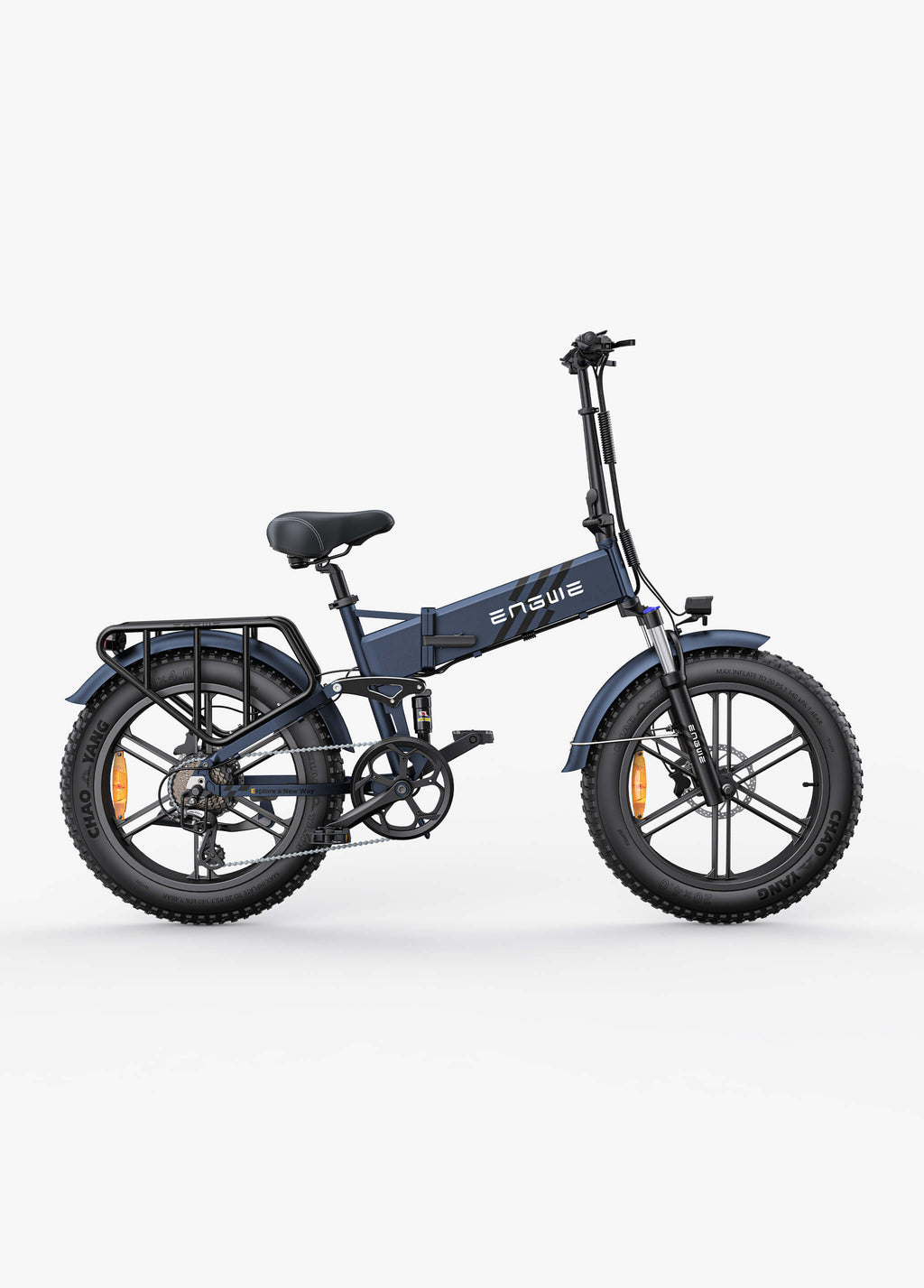 ENGINE PRO 2.0 Max Speed 25km/h Mileage 110km 75Nm High Torque Folding E-bike