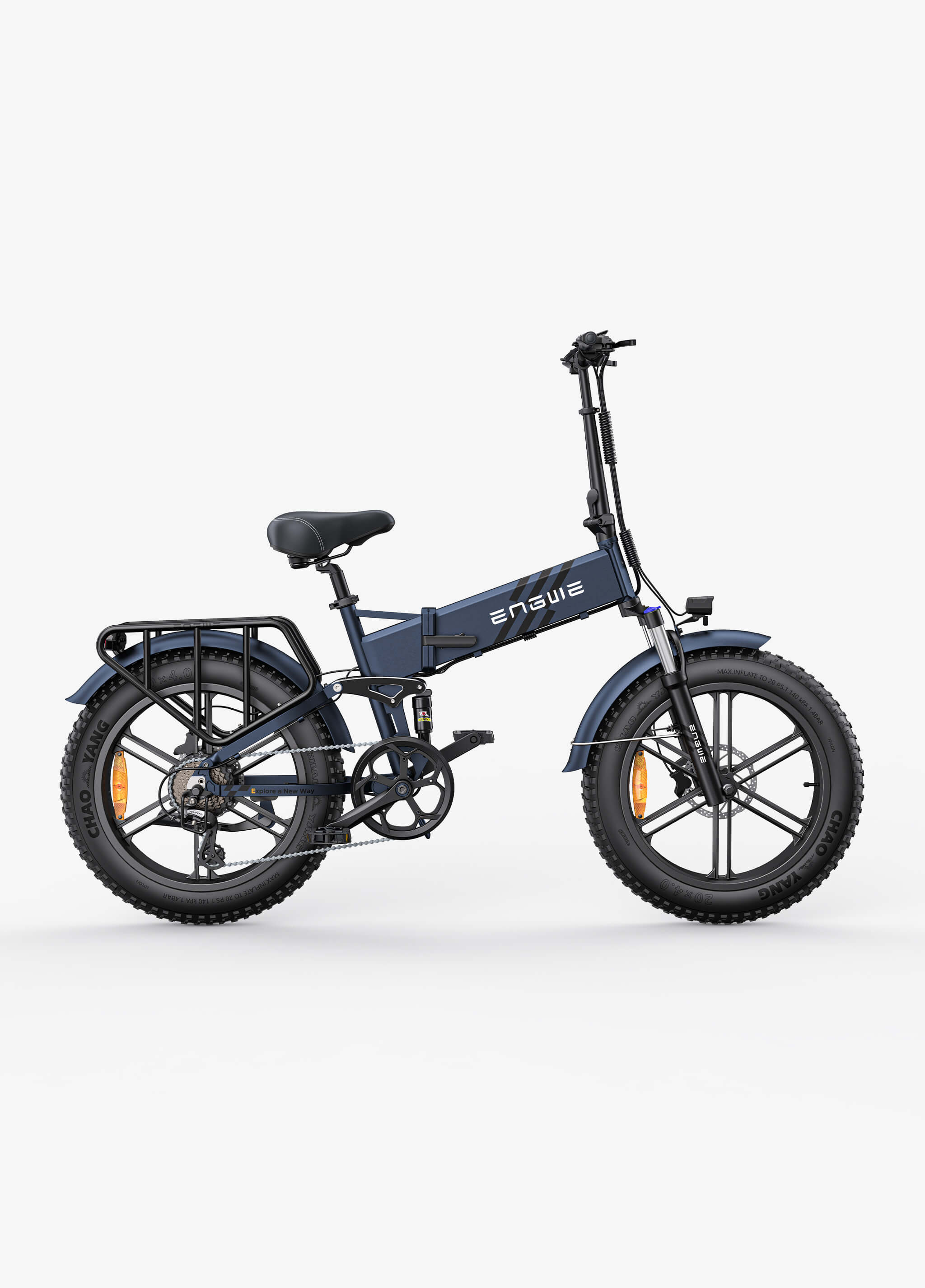 ENGINE PRO 2.0 Max Speed 25km/h Mileage 110km 75Nm High Torque Folding E-bike