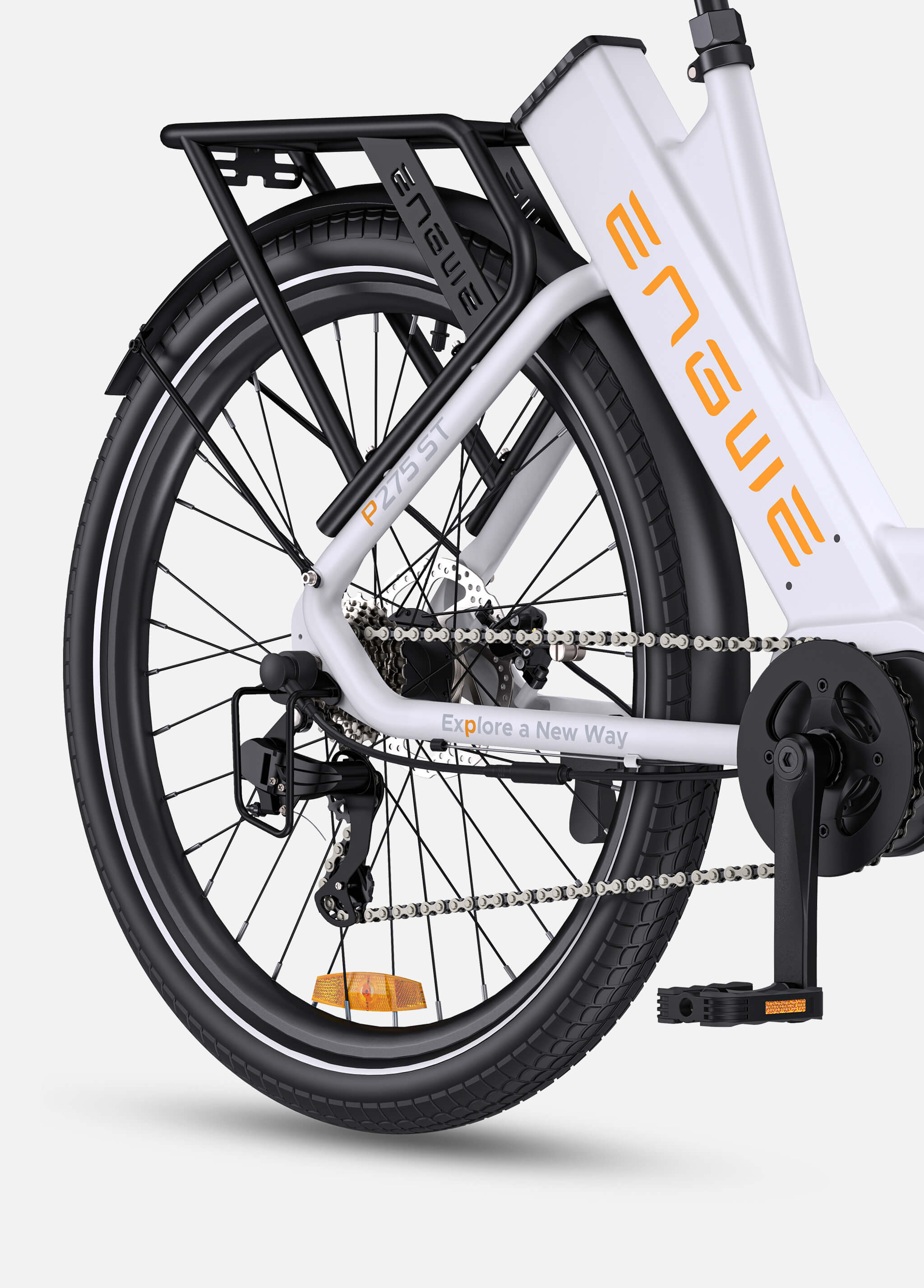 ENGWE P275 ST 250W 260km Ananda Torque Sensor Mid-drive Motor Commuting E-bike